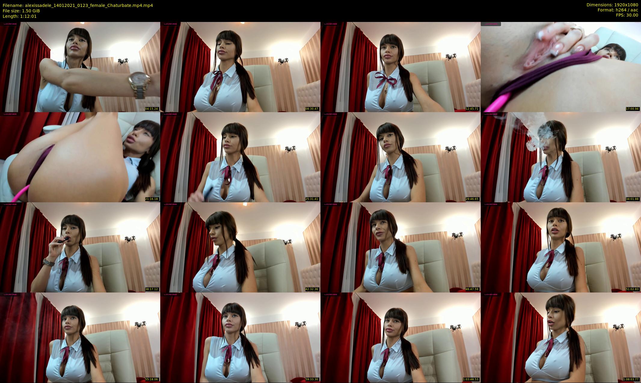 alexissadele — 73 minute Chaturbate female cam show recording, 1080p, Jan 14, 2021