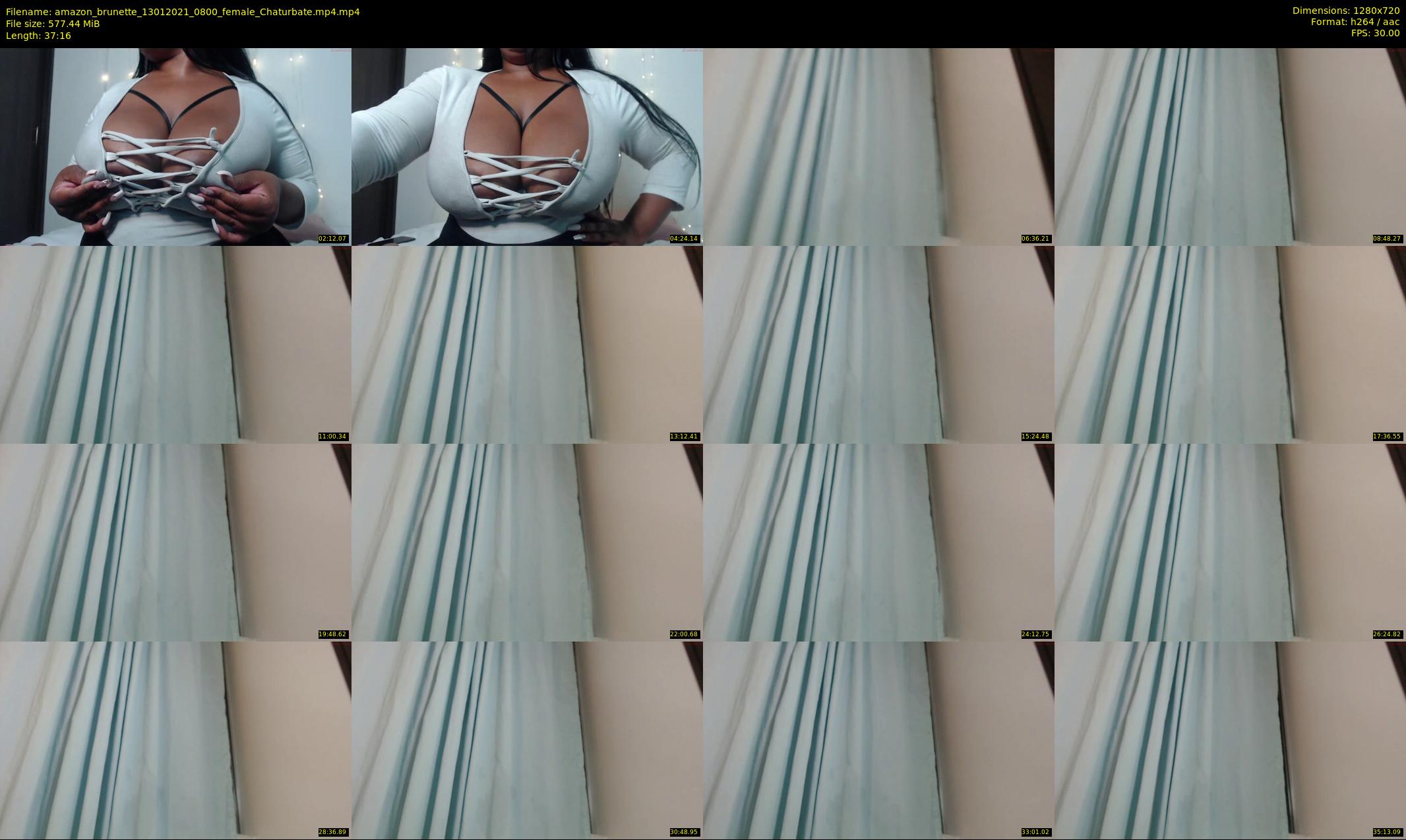 amazon_brunette — 38 minute Chaturbate female cam show recording, 720p, Jan 13, 2021
