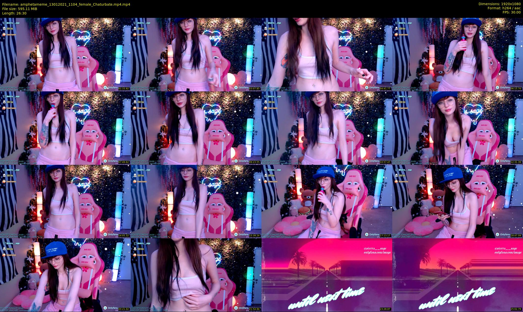 amphetameme — 27 minute Chaturbate female cam show recording, 1080p, Jan 13, 2021