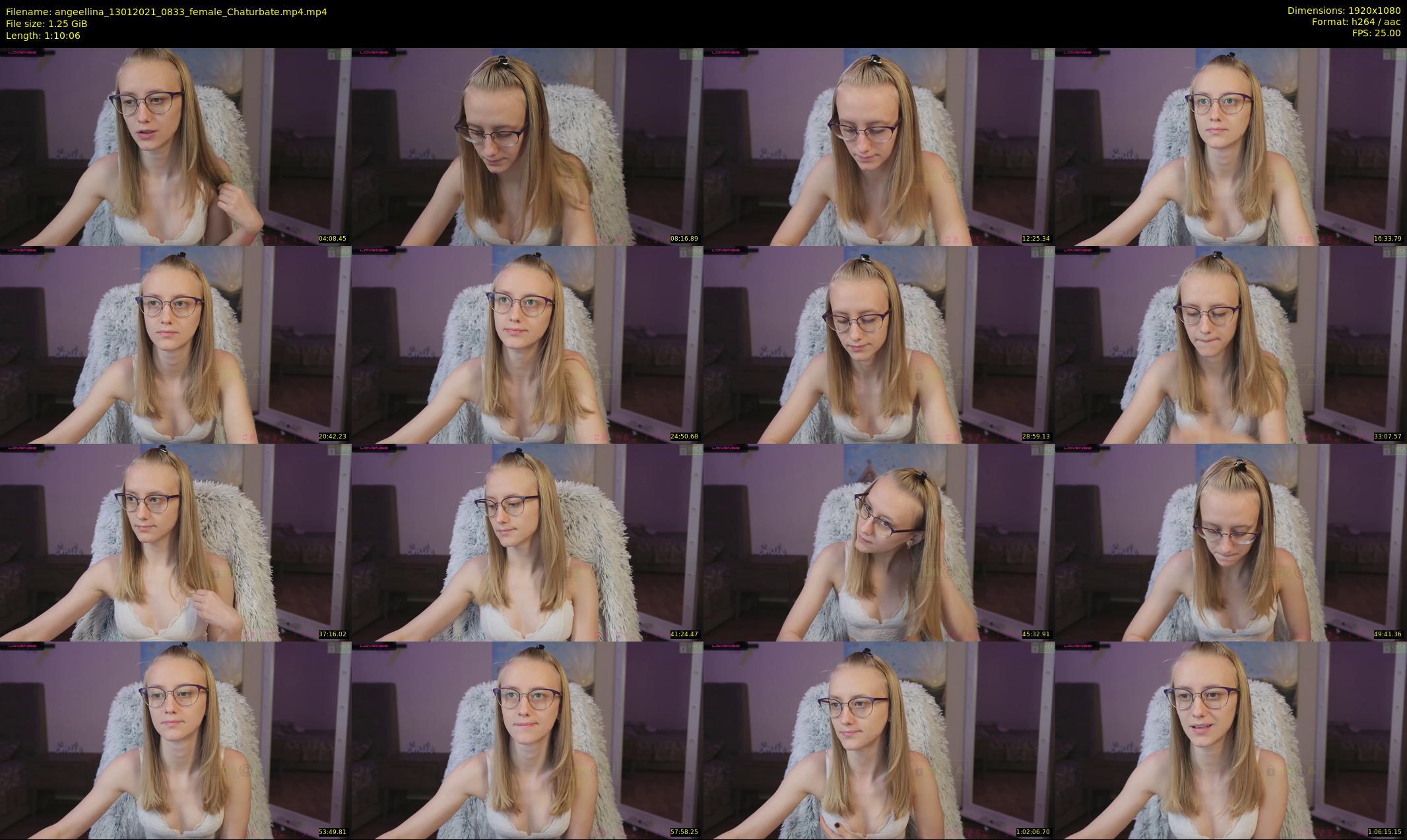angeellina — 71 minute Chaturbate female cam show recording, 1080p, Jan 13, 2021
