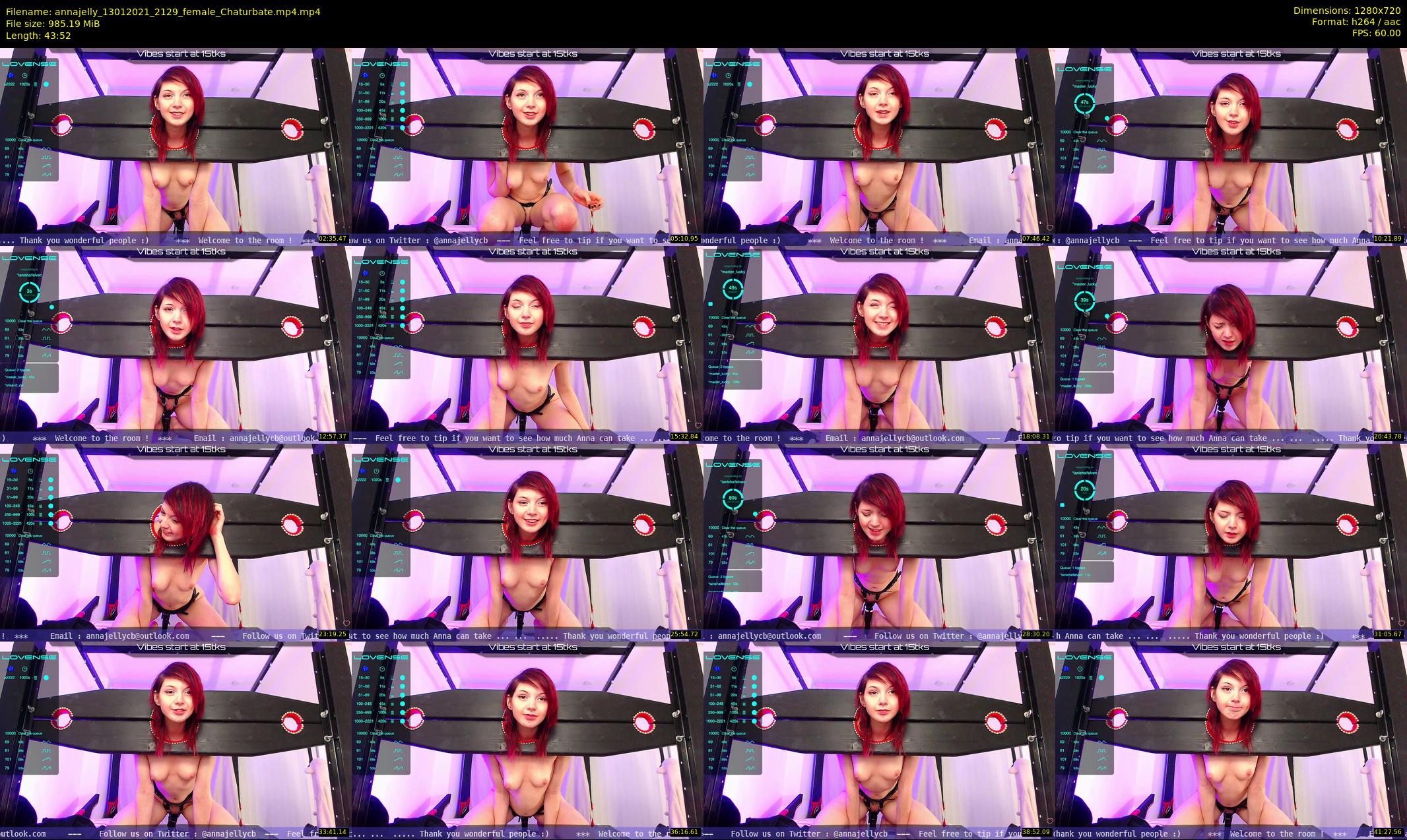annajelly — 44 minute Chaturbate couple cam show recording, 720p, Jan 13, 2021