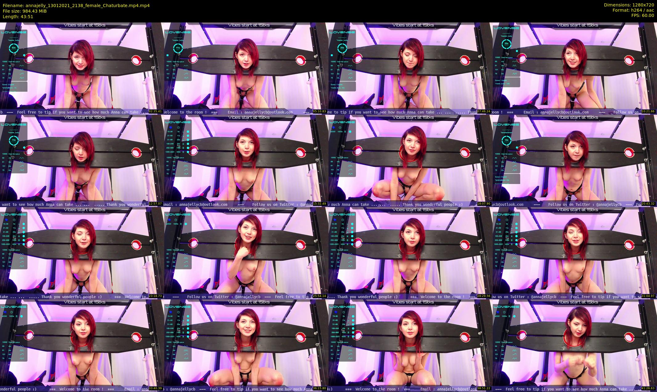 annajelly — 44 minute Chaturbate couple cam show recording, 720p, Jan 13, 2021