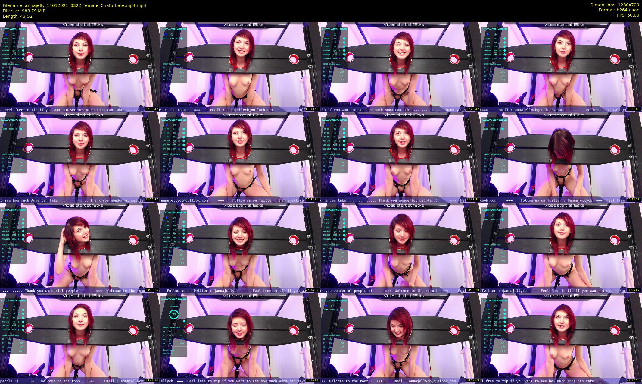 annajelly — 44 minute Chaturbate couple cam show recording, 720p, Jan 14, 2021