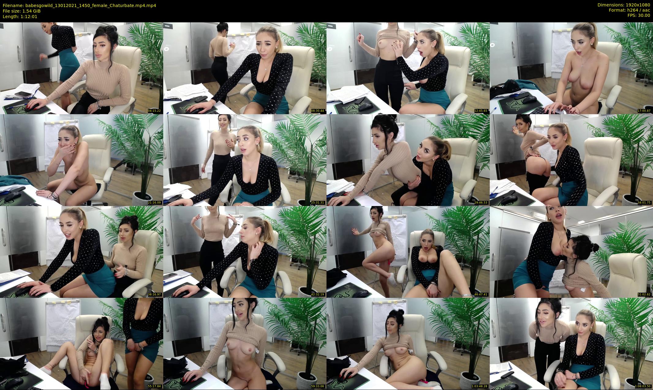 babesgowild — 73 minute Chaturbate couple cam show recording, 1080p, Jan 13, 2021