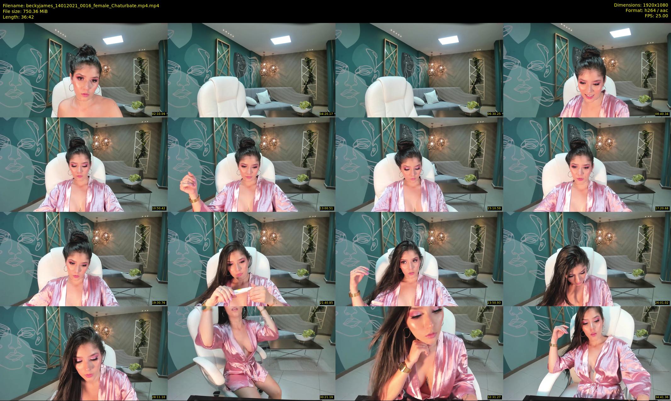 beckyjames — 37 minute Chaturbate female cam show recording, 1080p, Jan 14, 2021