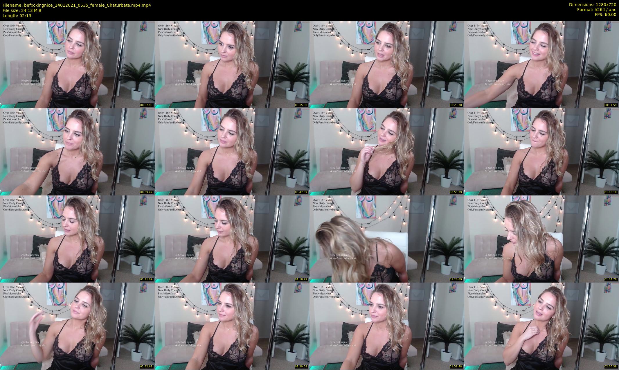 befxckingnice — 3 minute Chaturbate female cam show recording, 720p, Jan 14, 2021