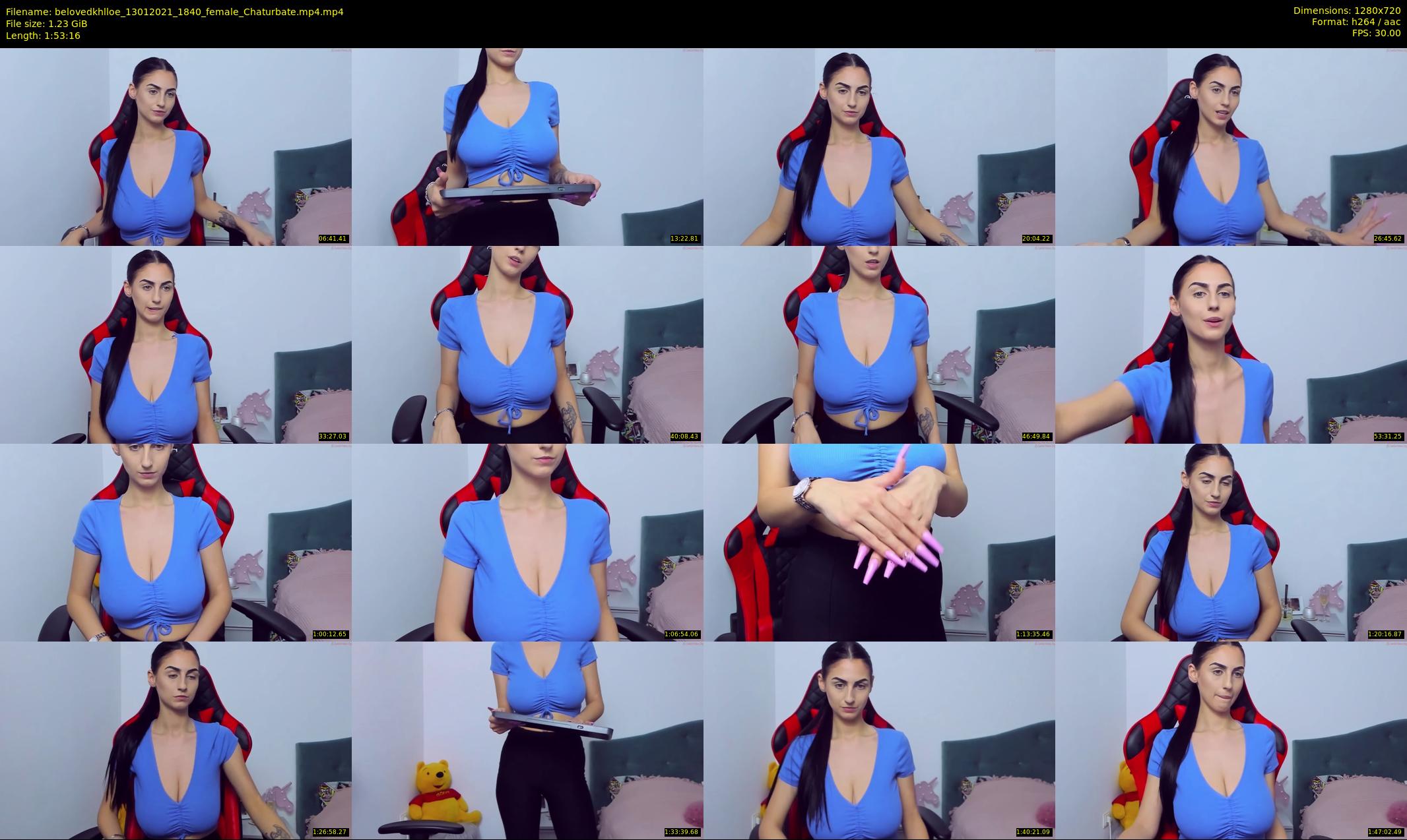 belovedkhlloe — 114 minute Chaturbate female cam show recording, 720p, Jan 13, 2021