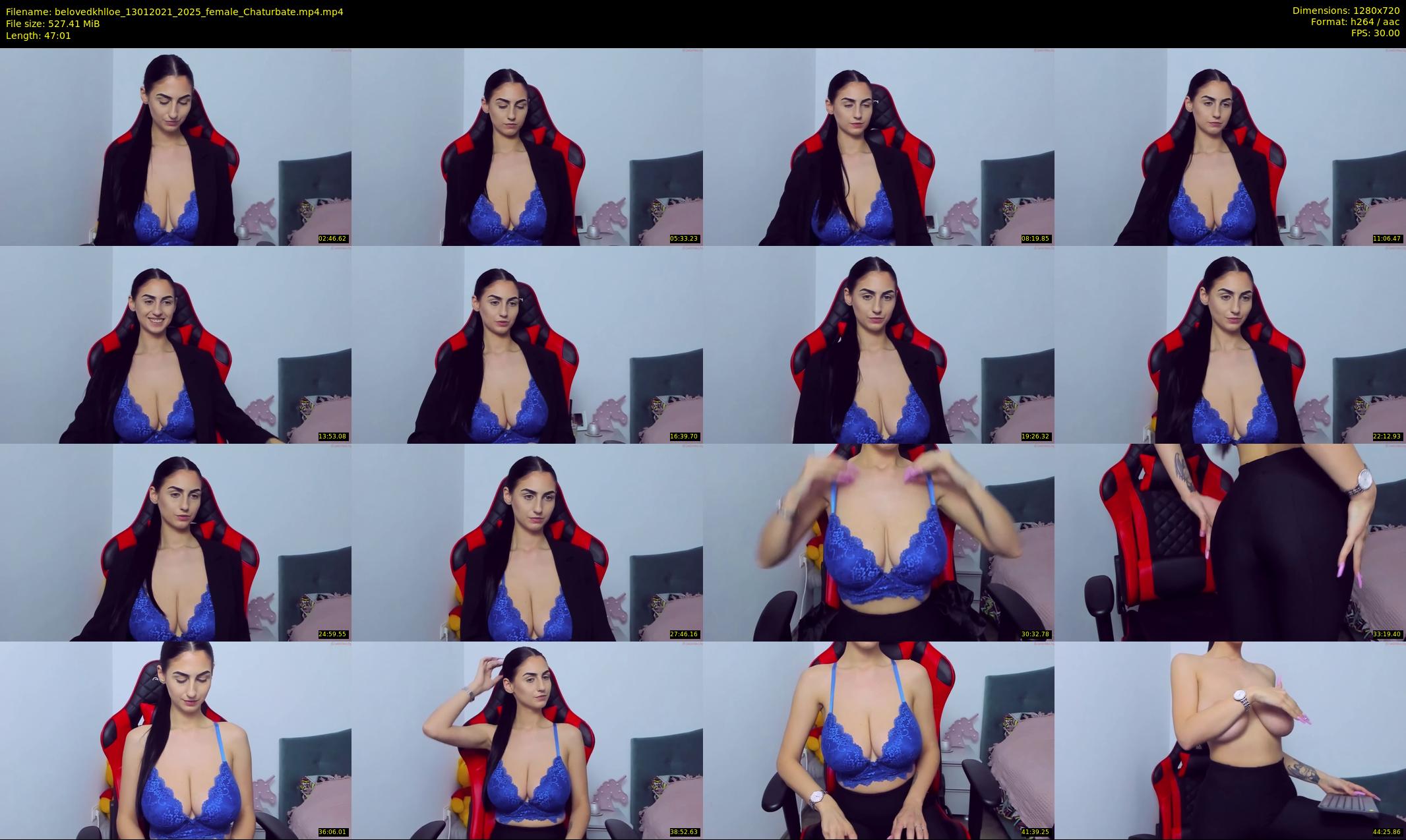 belovedkhlloe — 48 minute Chaturbate female cam show recording, 720p, Jan 13, 2021