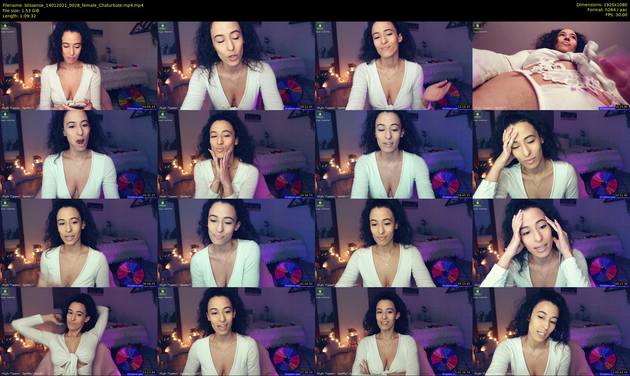 blissense — 70 minute Chaturbate female cam show recording, 1080p, Jan 14, 2021
