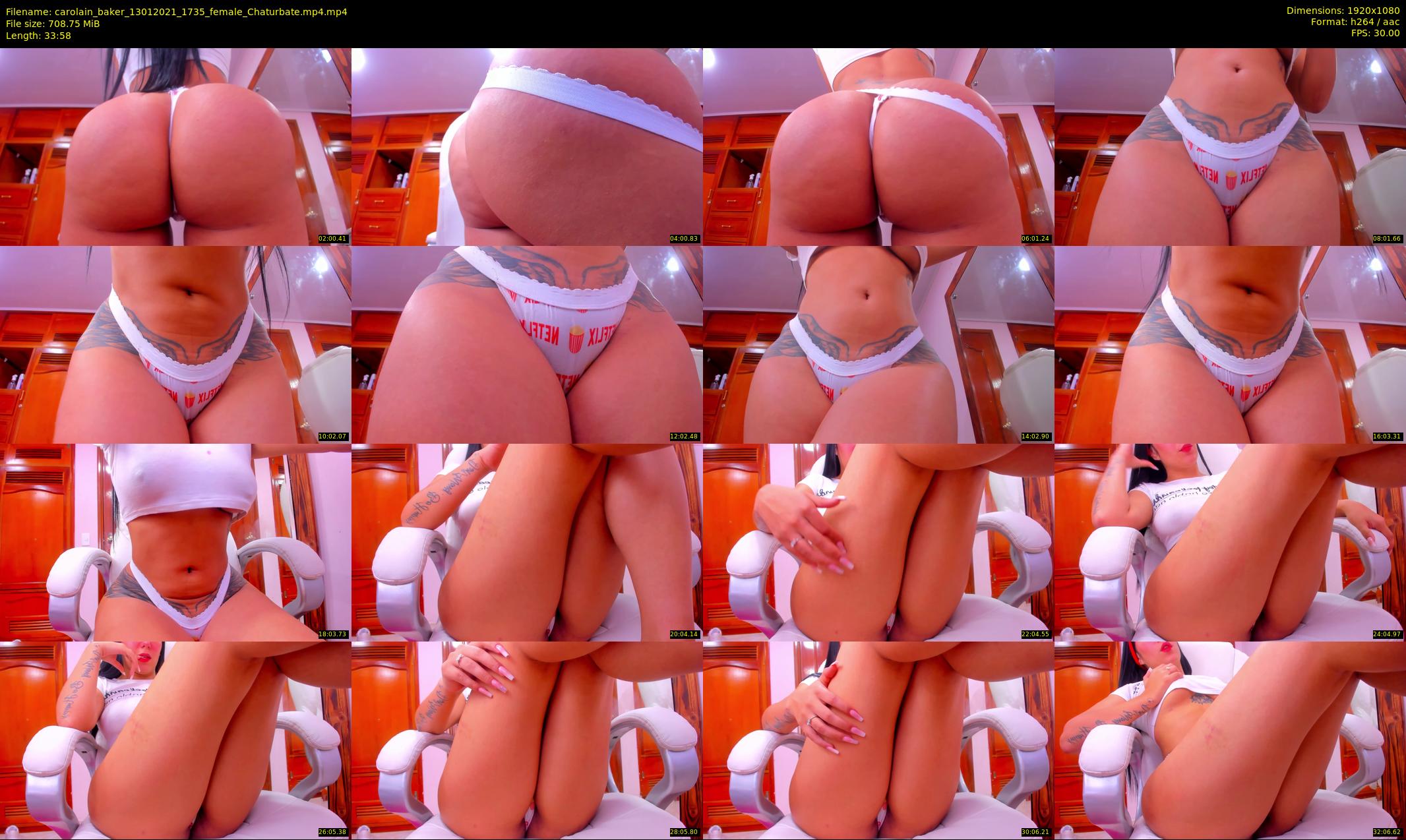 carolain_baker — 34 minute Chaturbate female cam show recording, 1080p, Jan 13, 2021