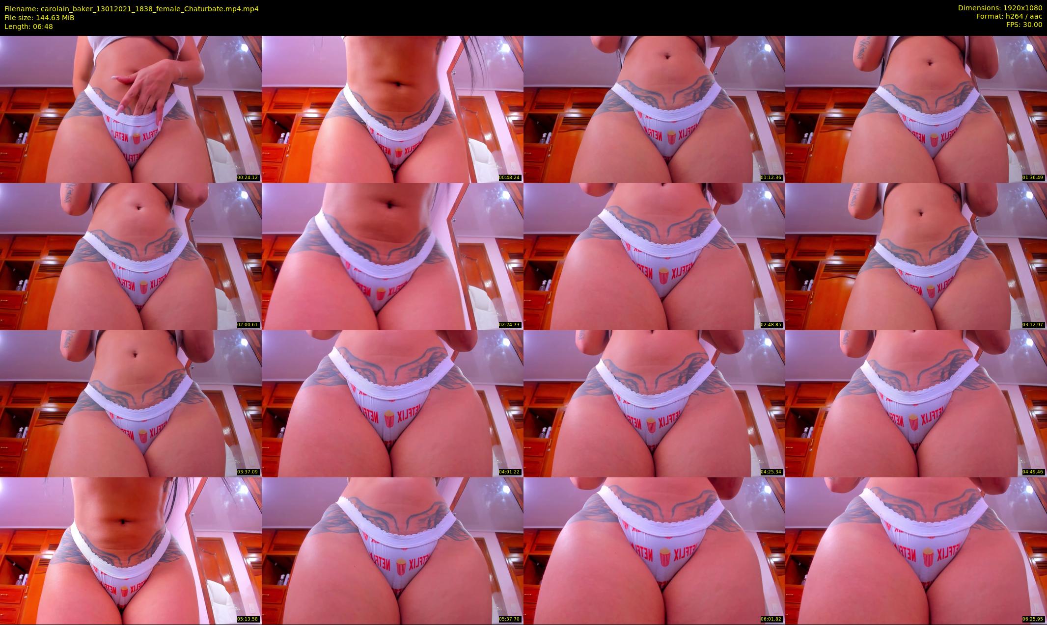 carolain_baker — 7 minute Chaturbate female cam show recording, 1080p, Jan 13, 2021