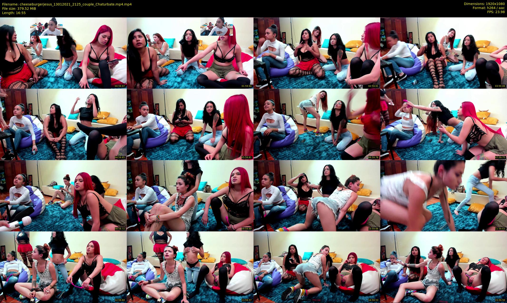 cheeseburgerjesus — 17 minute Chaturbate couple cam show recording, 1080p, Jan 13, 2021