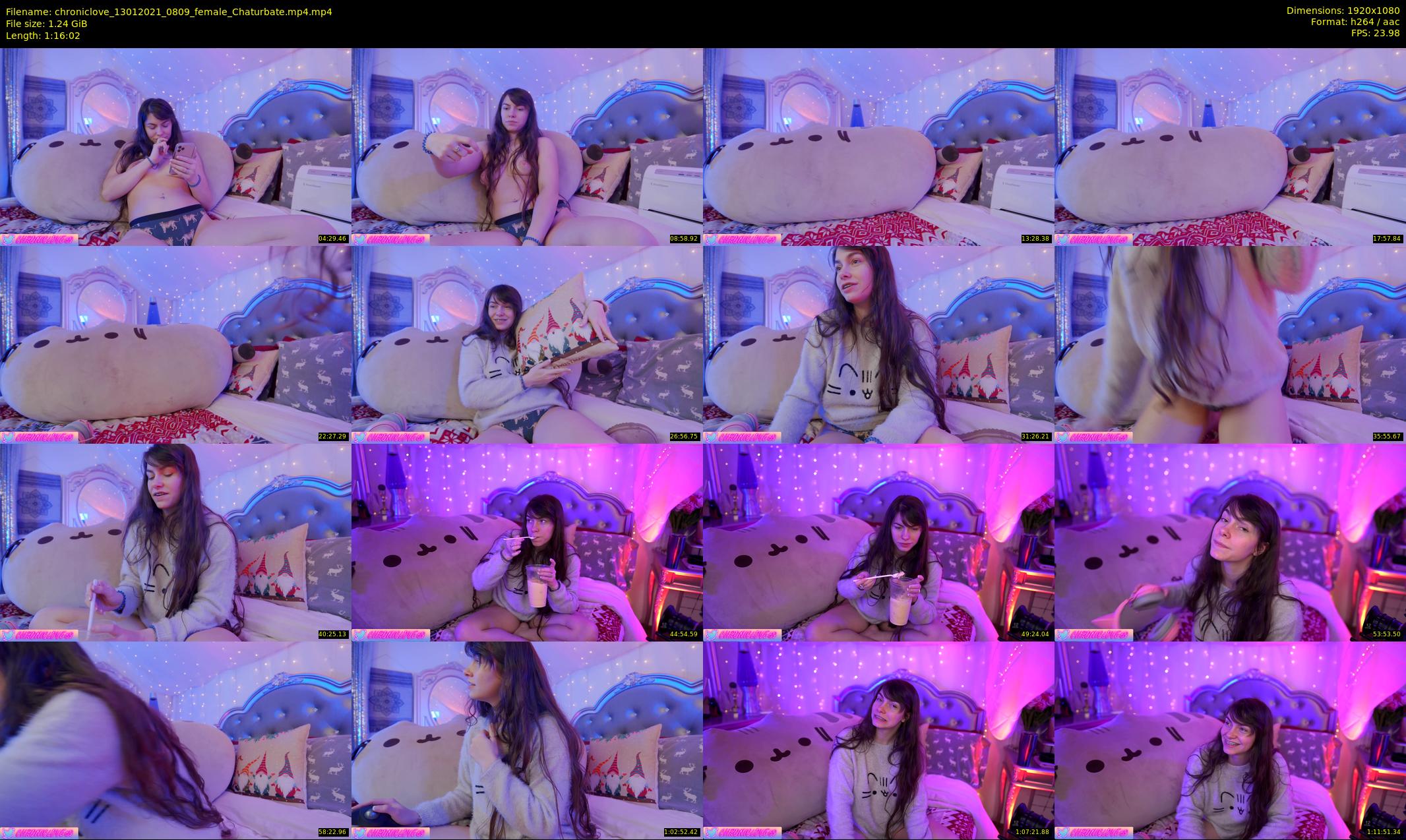 chroniclove — 77 minute Chaturbate female cam show recording, 1080p, Jan 13, 2021