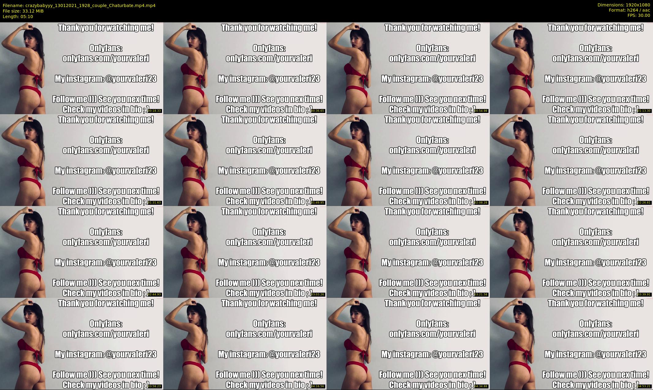 crazybabyyy — 6 minute Chaturbate couple cam show recording, 1080p, Jan 13, 2021