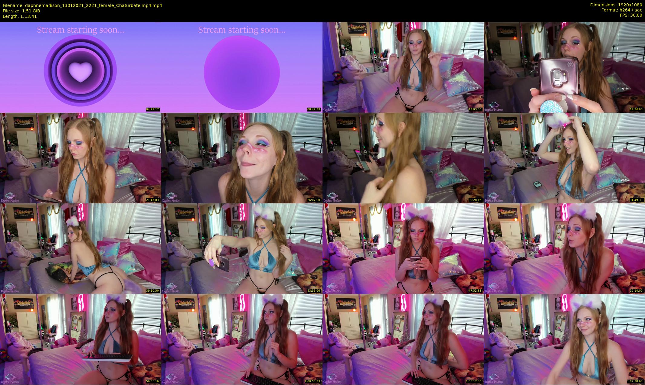 daphnemadison — 74 minute Chaturbate couple cam show recording, 1080p, Jan 13, 2021