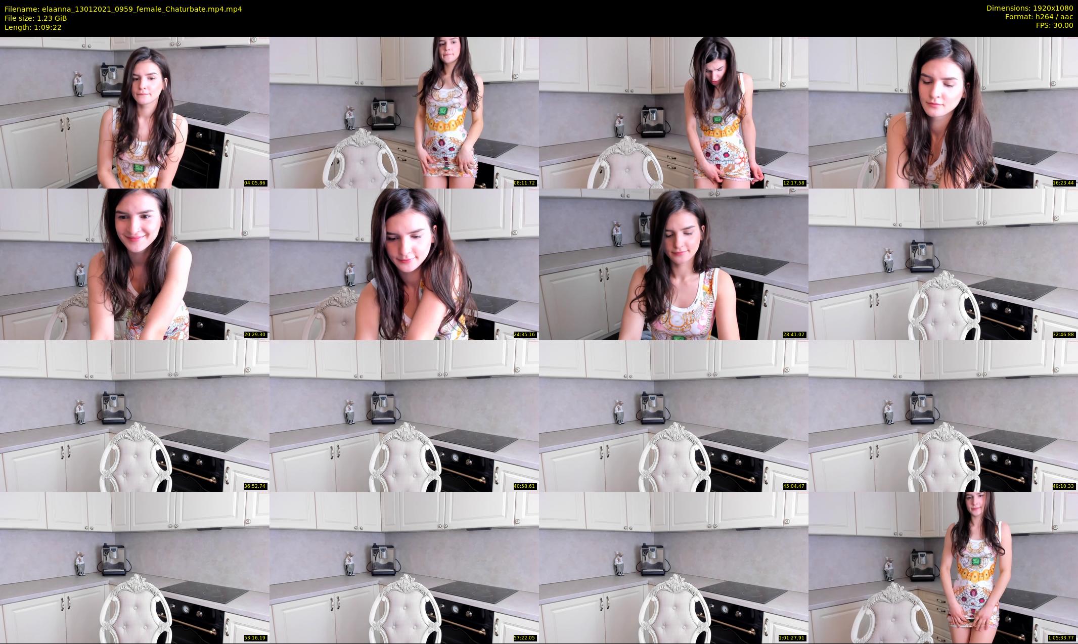 elaanna — 70 minute Chaturbate female cam show recording, 1080p, Jan 13, 2021