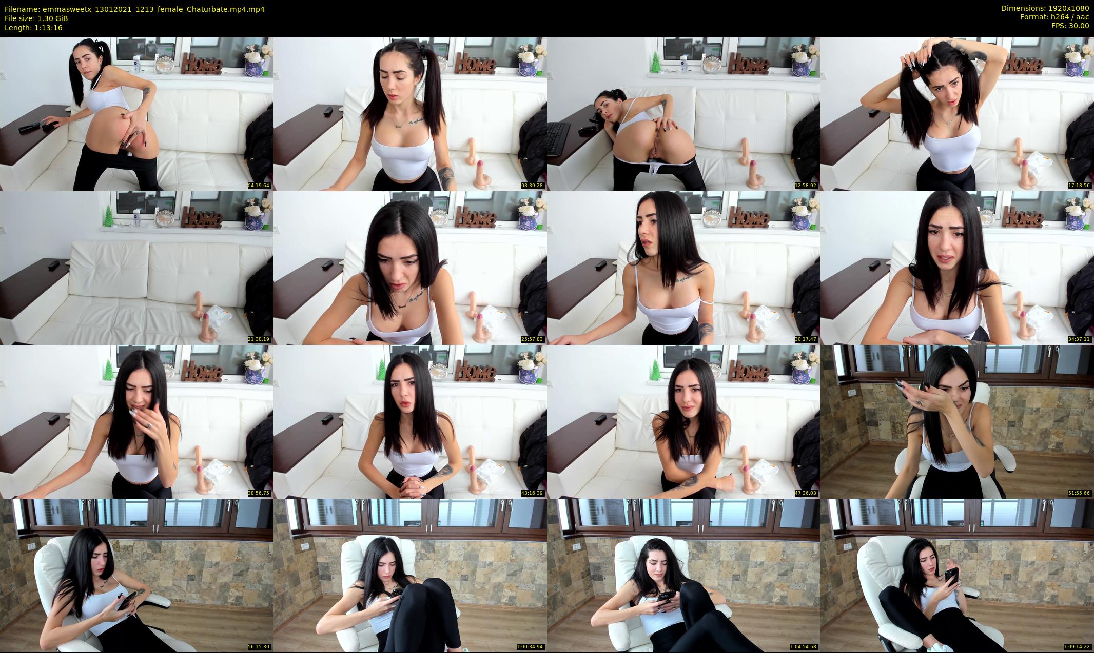 emmasweetx — 74 minute Chaturbate couple cam show recording, 1080p, Jan 13, 2021