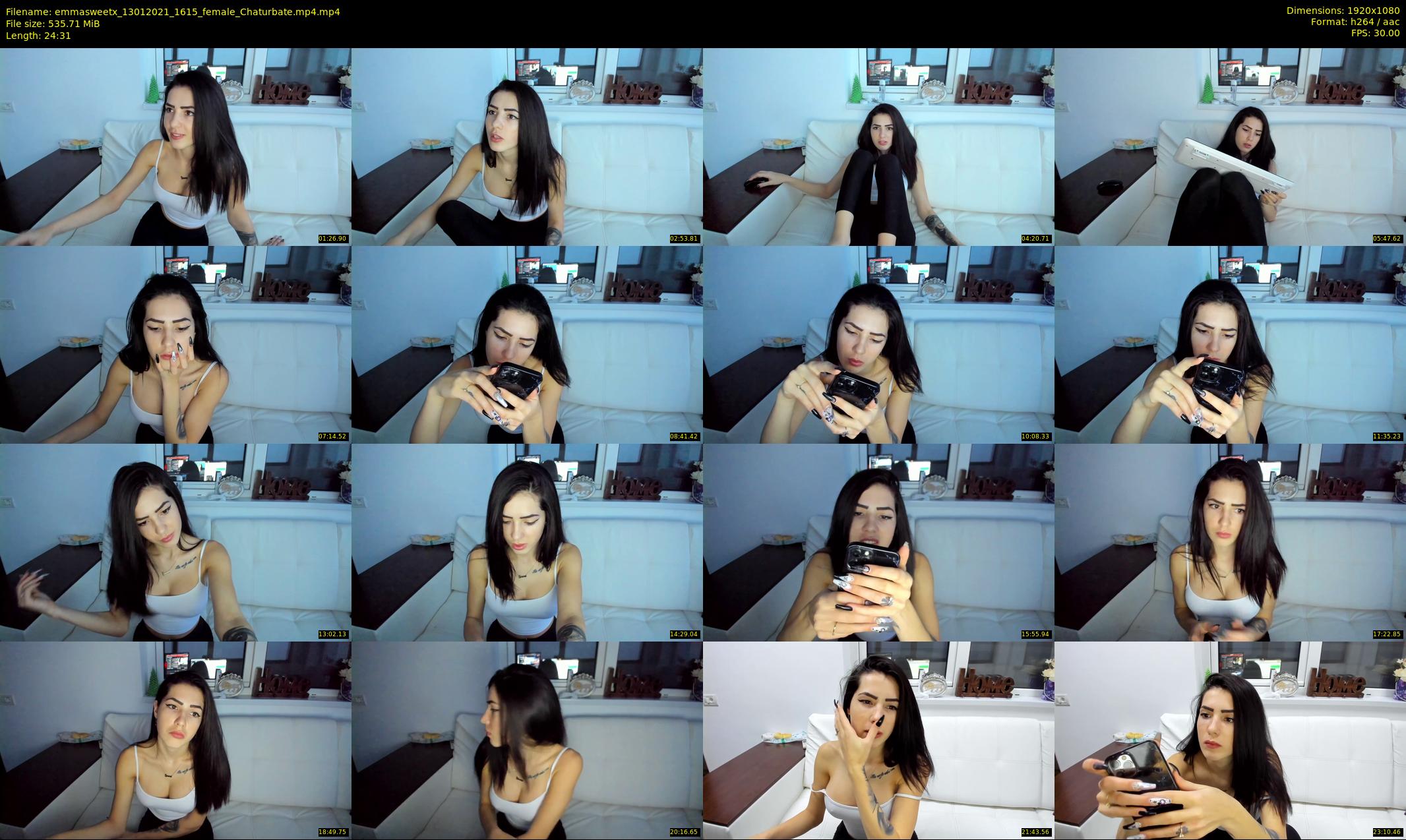emmasweetx — 25 minute Chaturbate couple cam show recording, 1080p, Jan 13, 2021