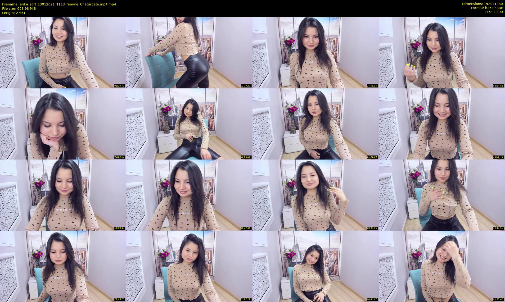 erika_soft — 28 minute Chaturbate female cam show recording, 1080p, Jan 13, 2021