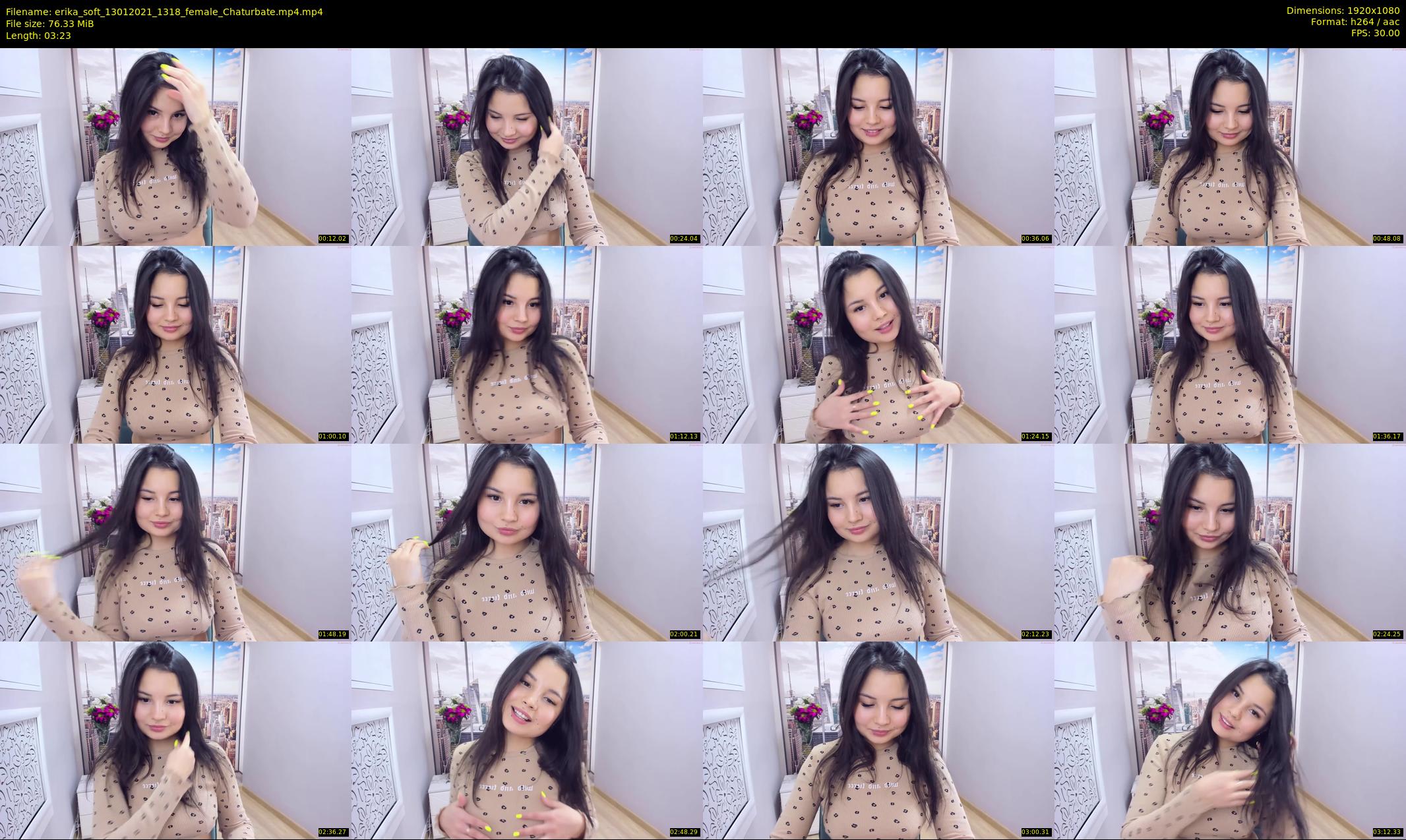 erika_soft — 4 minute Chaturbate female cam show recording, 1080p, Jan 13, 2021