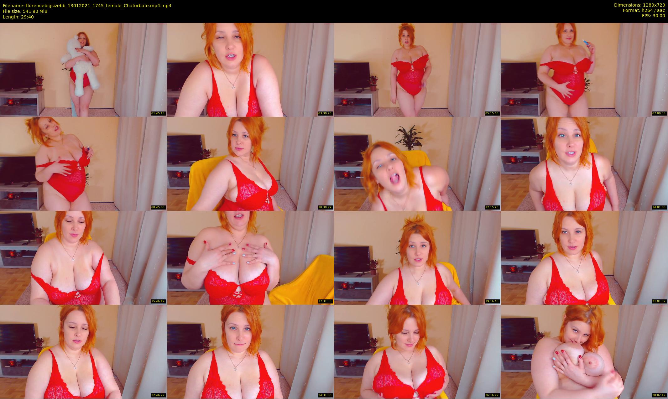 florencebigsizebb — 30 minute Chaturbate female cam show recording, 720p, Jan 13, 2021