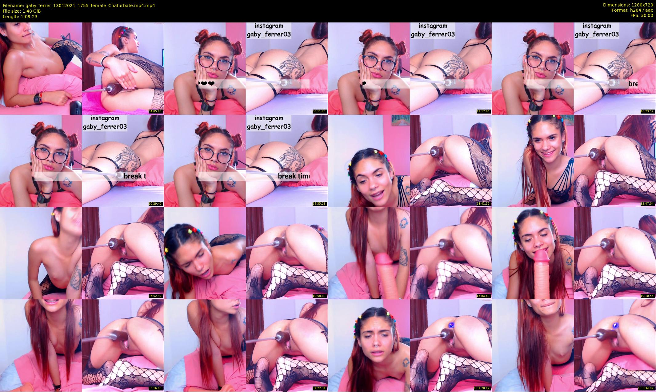 gaby_ferrer — 70 minute Chaturbate female cam show recording, 720p, Jan 13, 2021