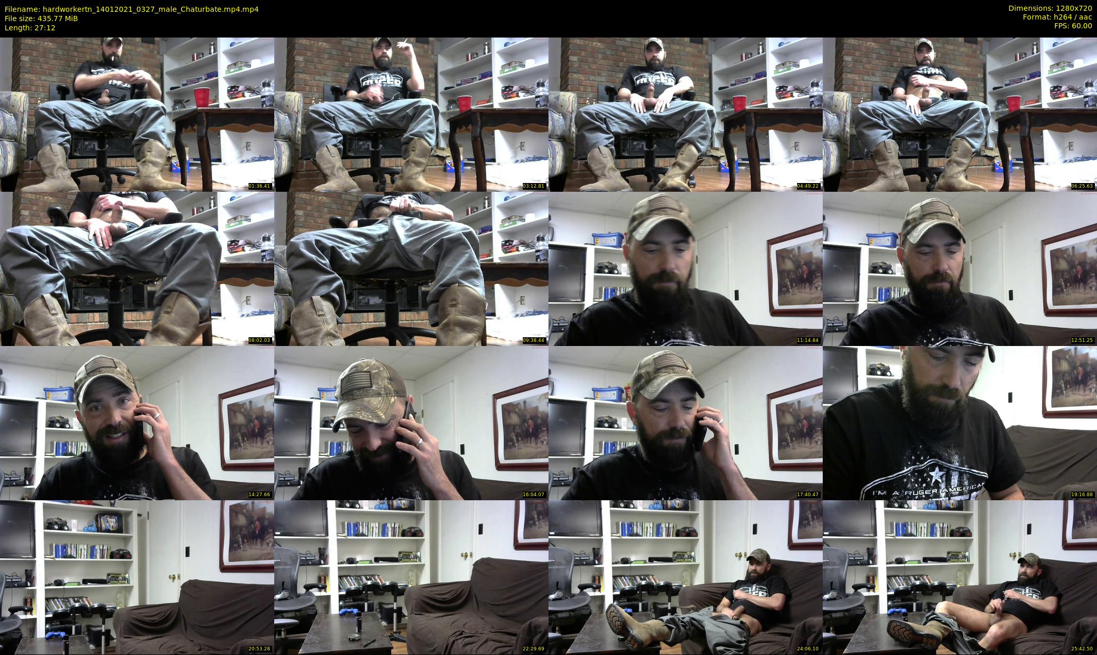 hardworkertn — 28 minute Chaturbate male cam show recording, 720p, Jan 14, 2021