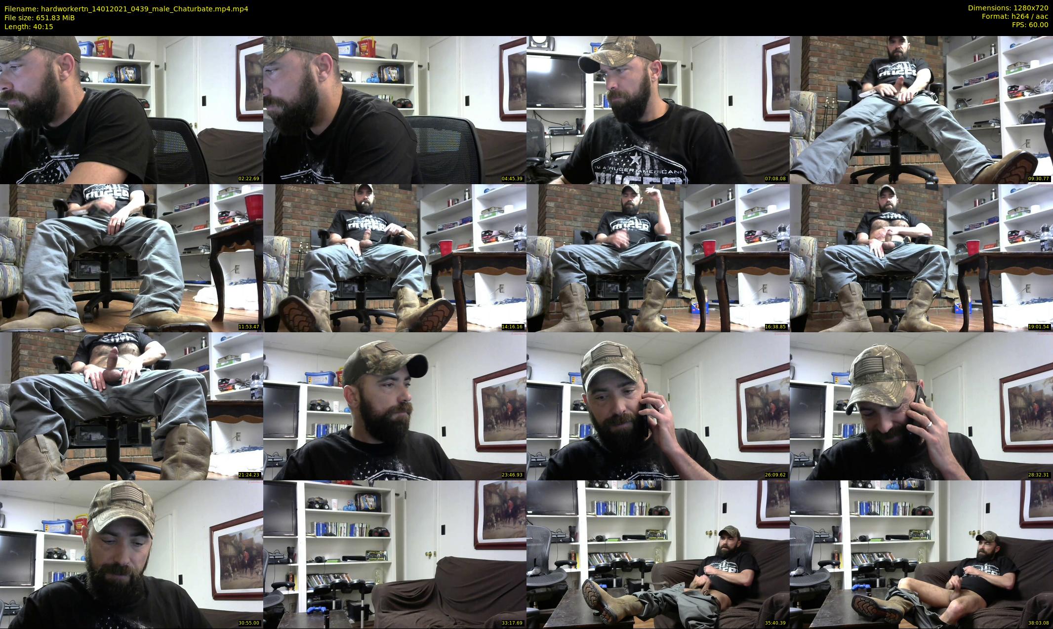 hardworkertn — 41 minute Chaturbate male cam show recording, 720p, Jan 14, 2021