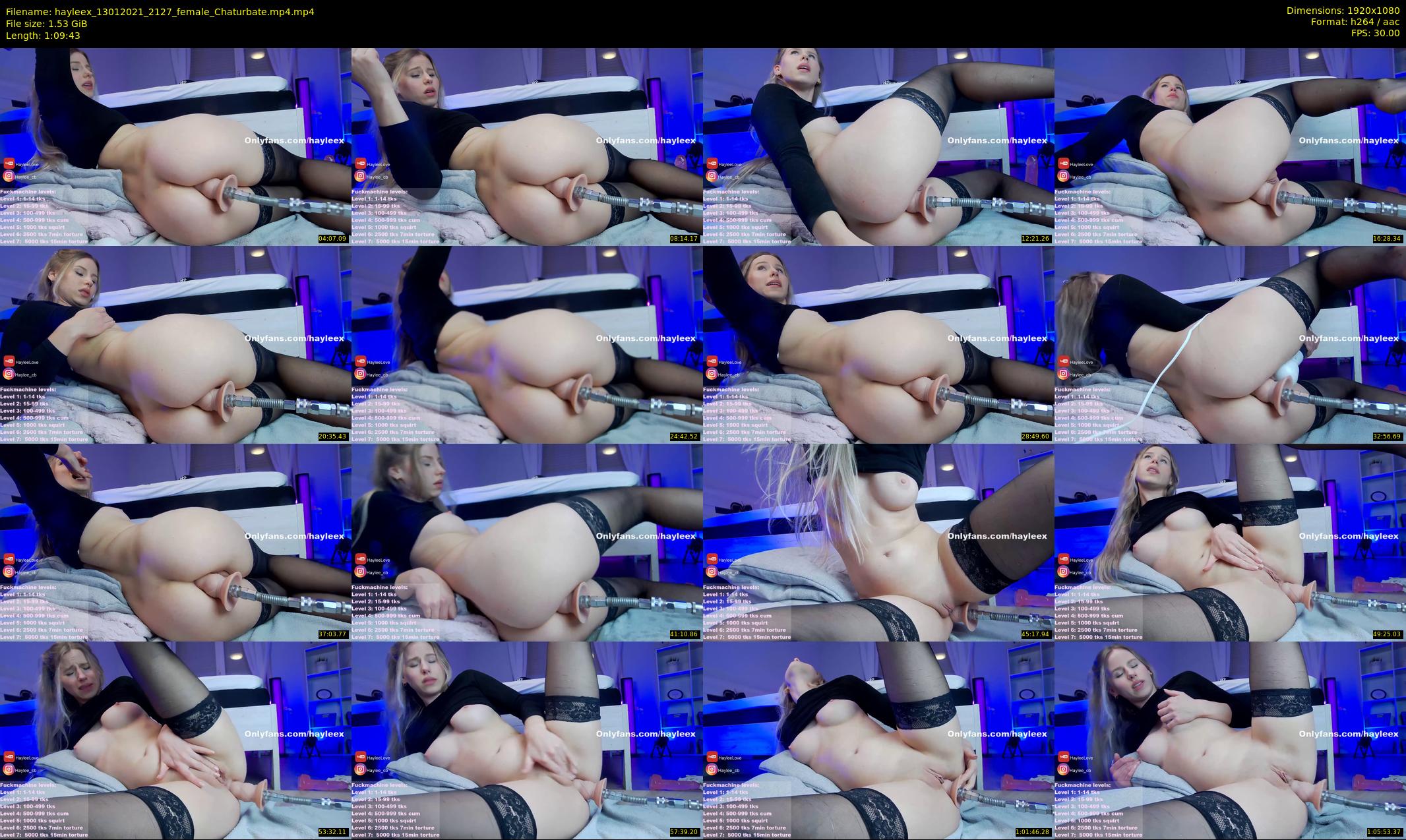 hayleex — 70 minute Chaturbate female cam show recording, 1080p, Jan 13, 2021