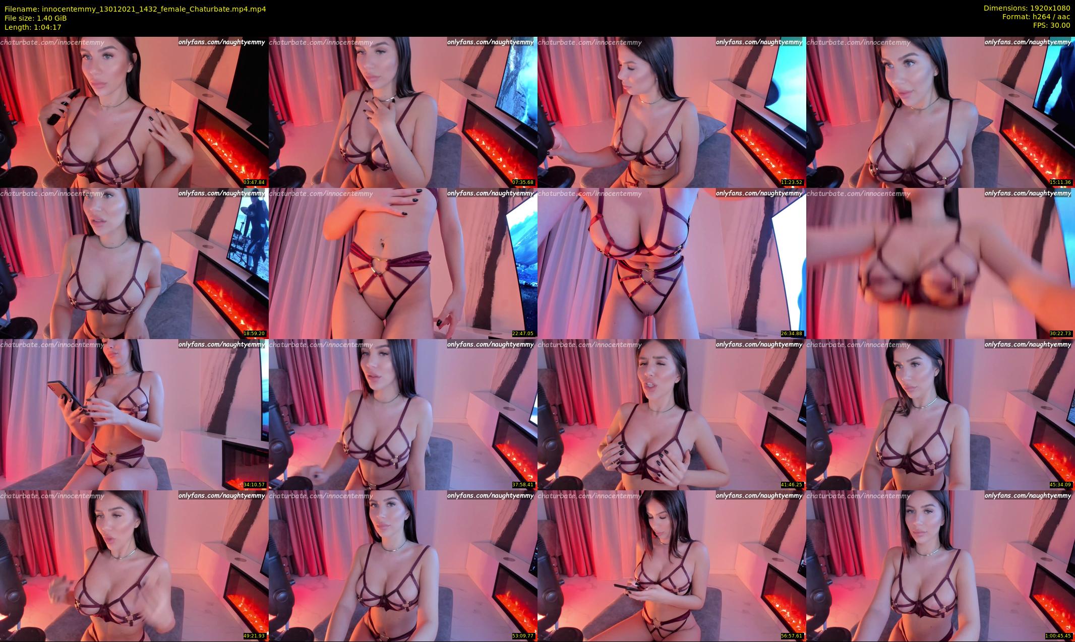 innocentemmy — 65 minute Chaturbate female cam show recording, 1080p, Jan 13, 2021
