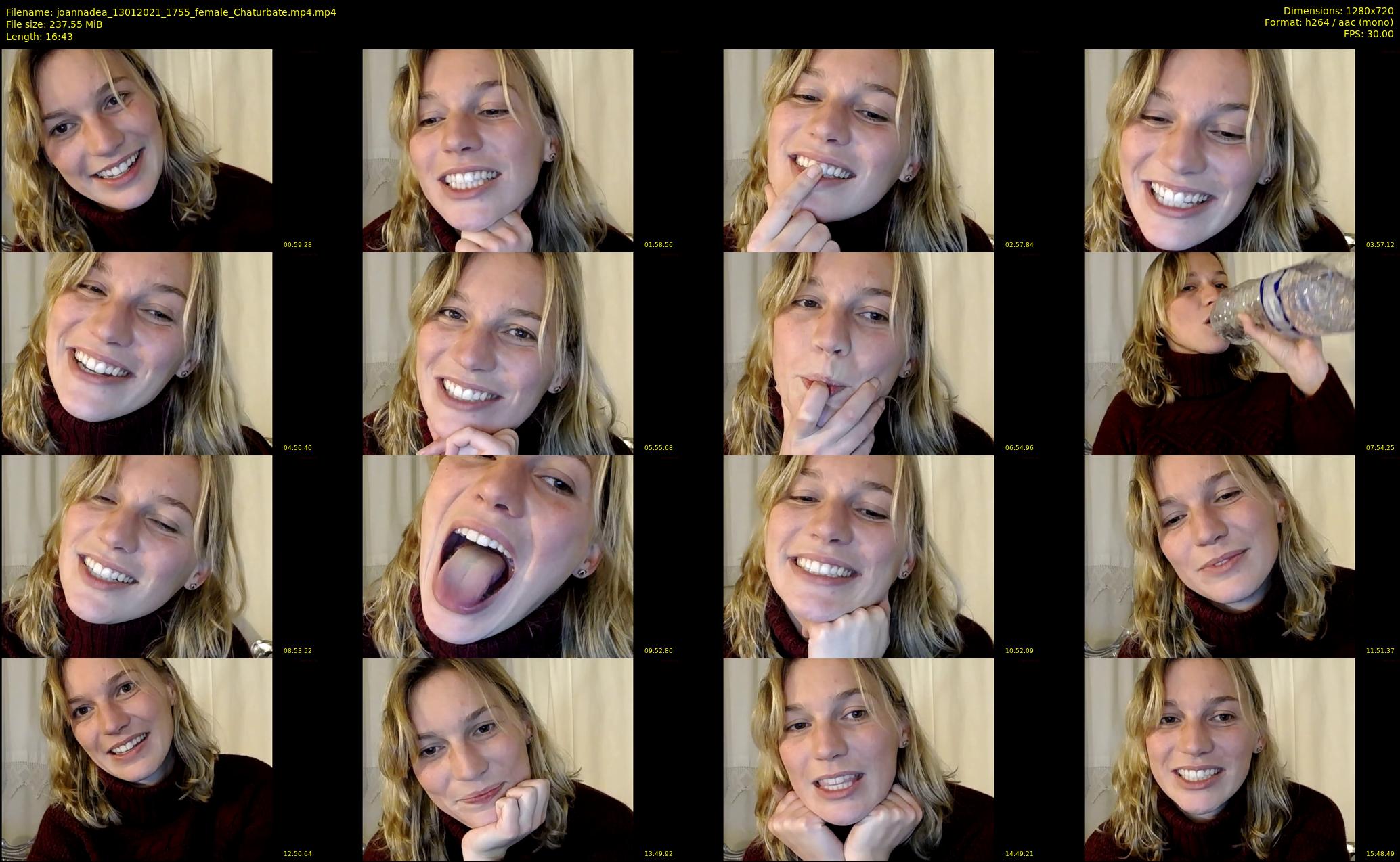 joannadea — 17 minute Chaturbate female cam show recording, 720p, Jan 13, 2021