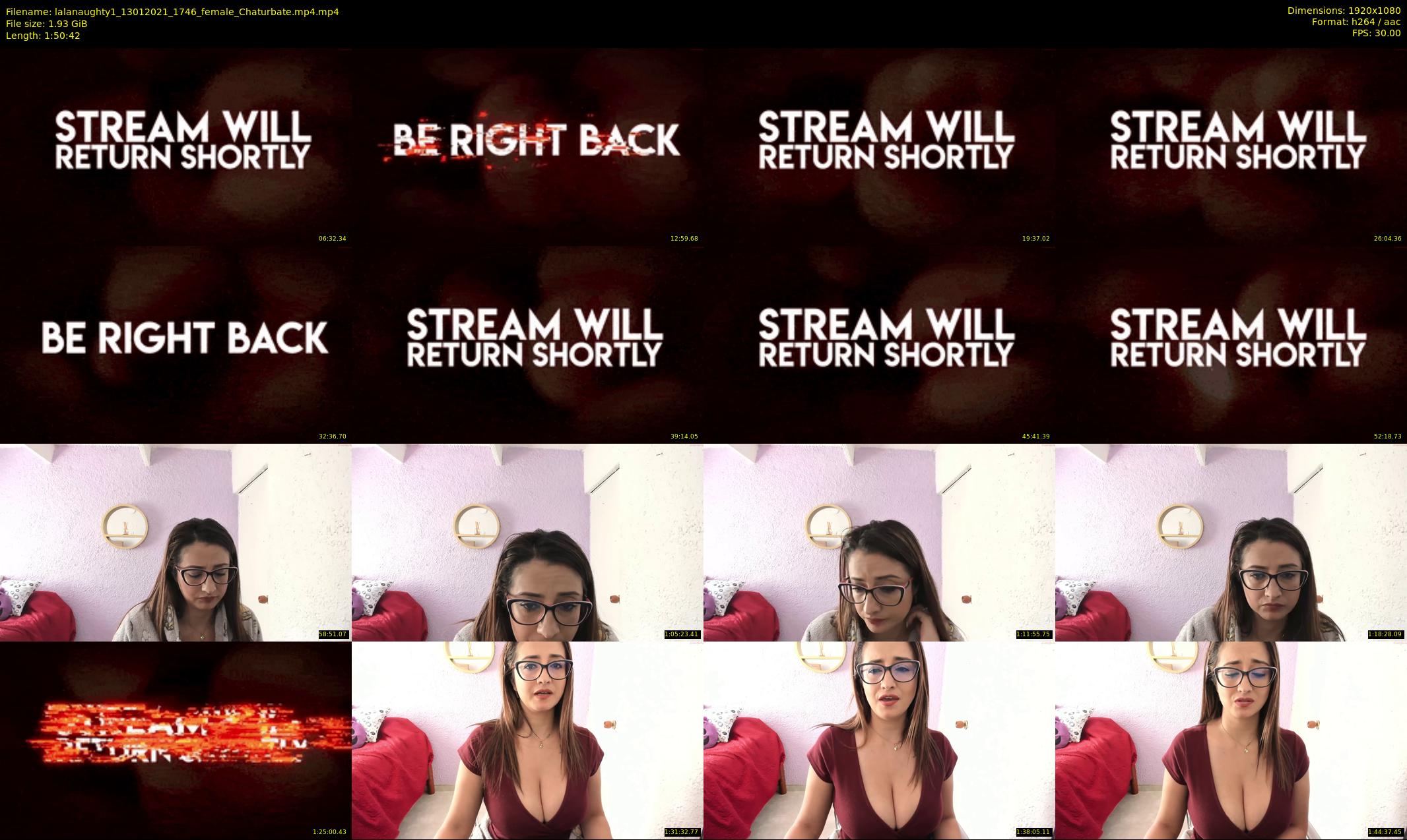 lalanaughty1 — 111 minute Chaturbate female cam show recording, 1080p, Jan 13, 2021