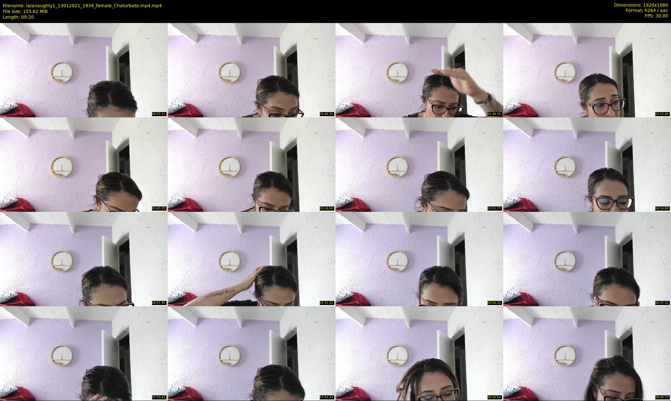 lalanaughty1 — 10 minute Chaturbate female cam show recording, 1080p, Jan 13, 2021