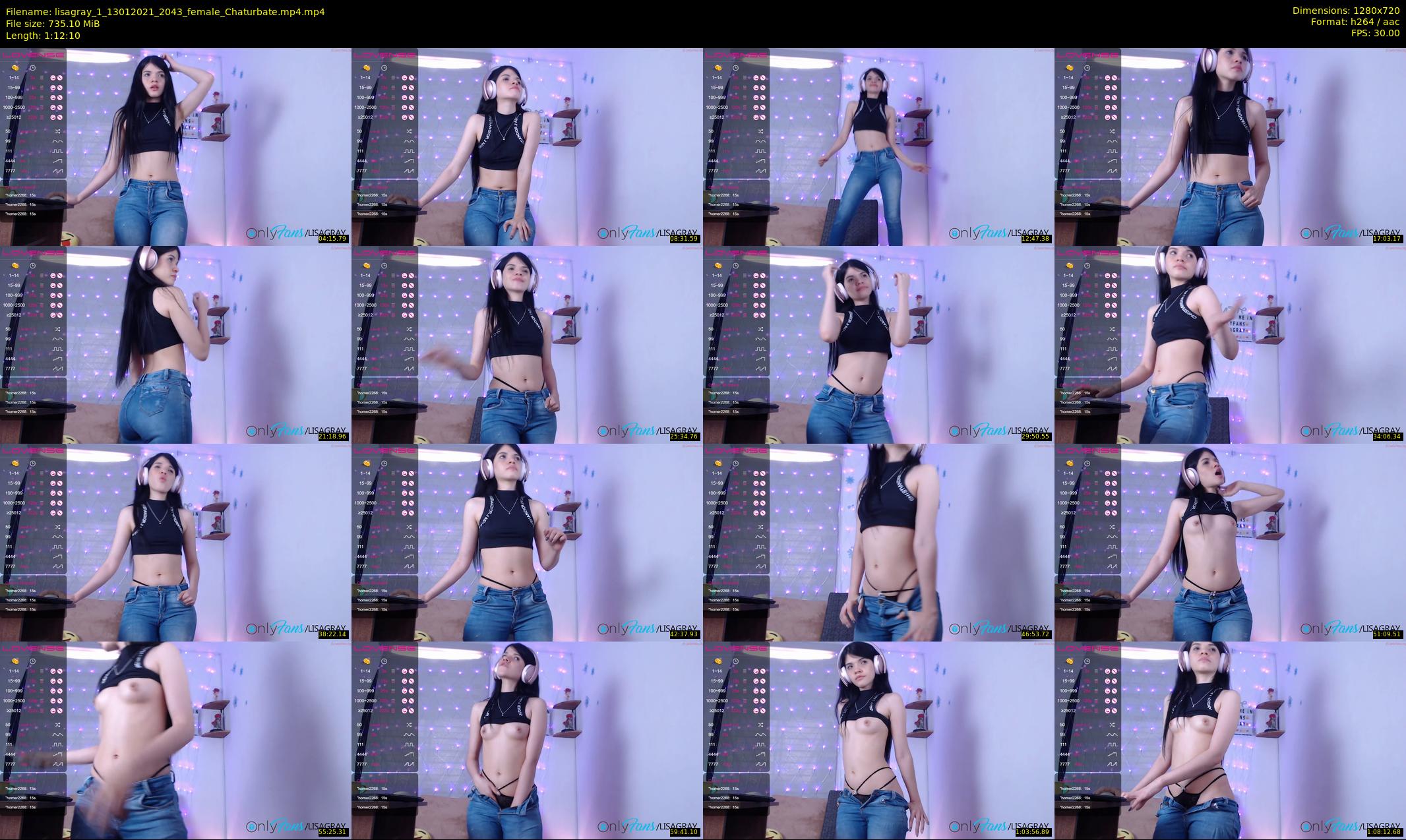 lisagray_1 — 73 minute Chaturbate female cam show recording, 720p, Jan 13, 2021
