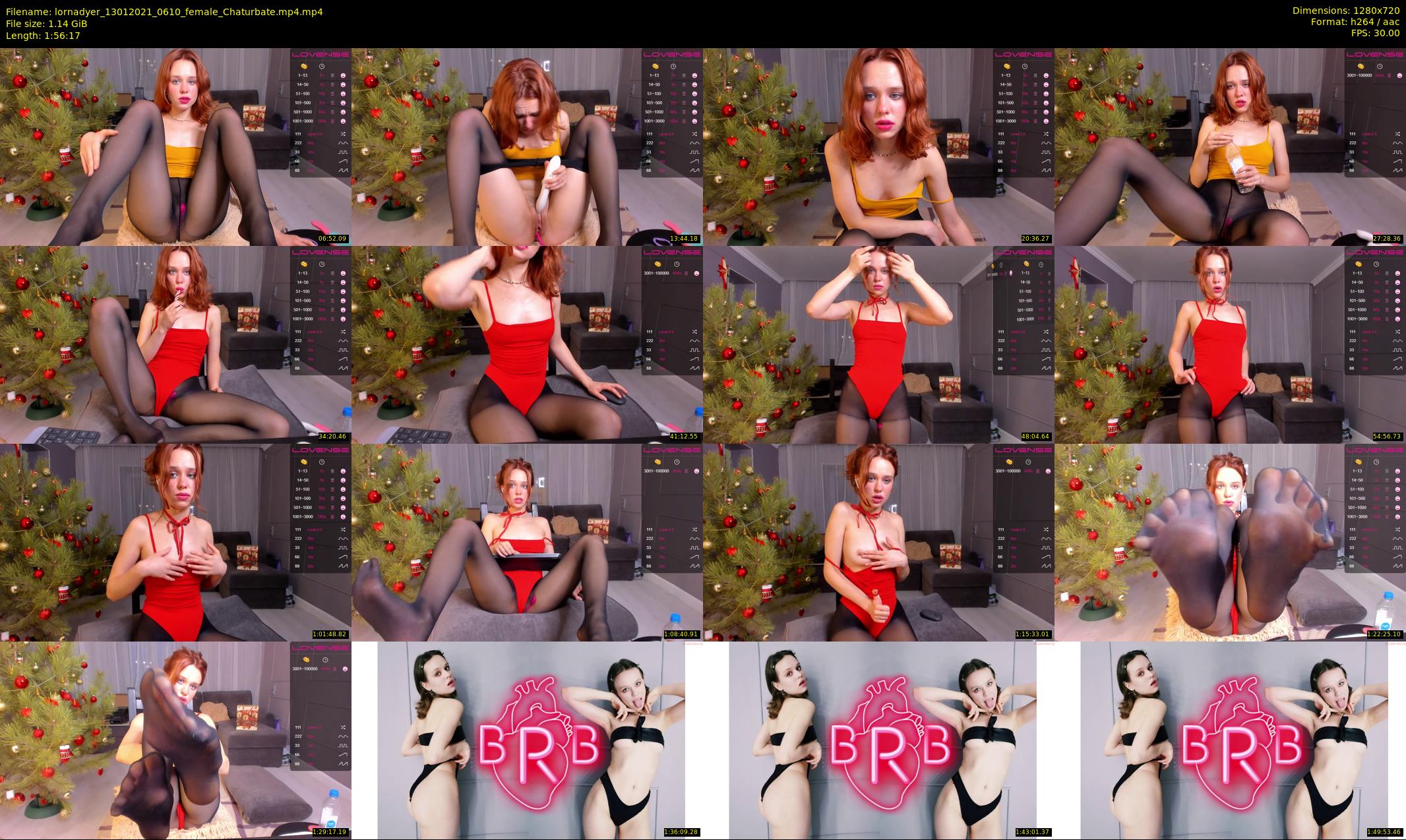 lornadyer — 117 minute Chaturbate female cam show recording, 720p, Jan 13, 2021