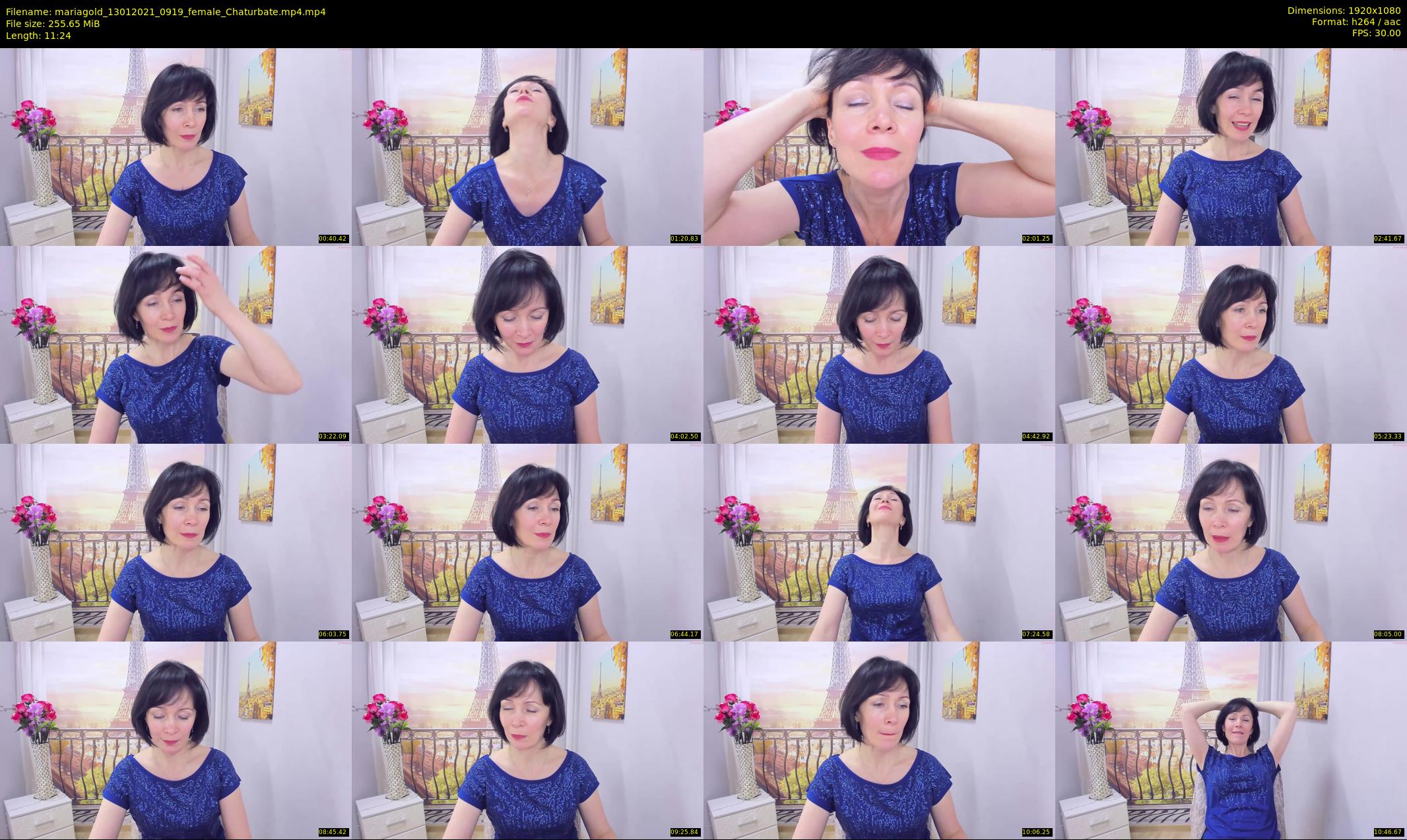 mariagold — 12 minute Chaturbate female cam show recording, 1080p, Jan 13, 2021