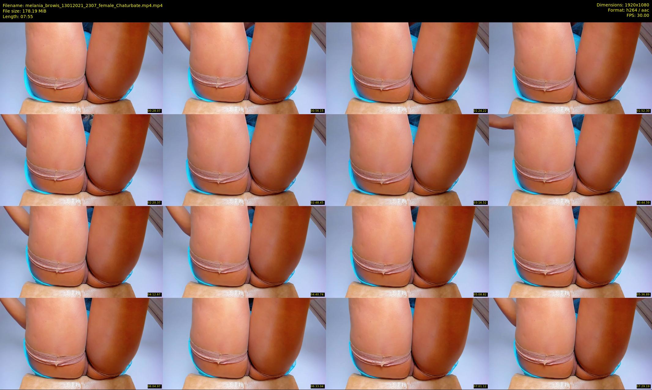melania_browis — 8 minute Chaturbate female cam show recording, 1080p, Jan 13, 2021