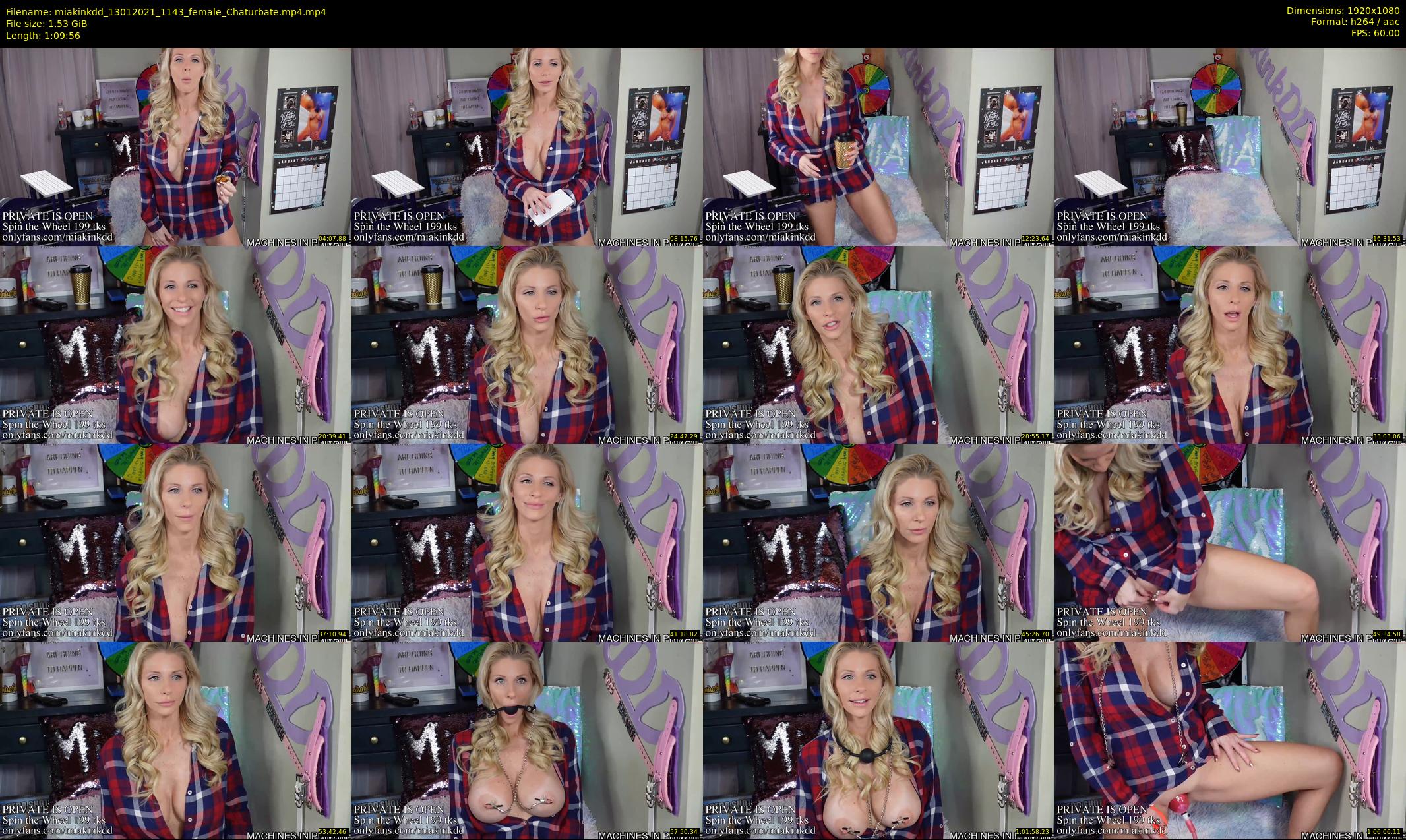 miakinkdd — 70 minute Chaturbate female cam show recording, 1080p, Jan 13, 2021