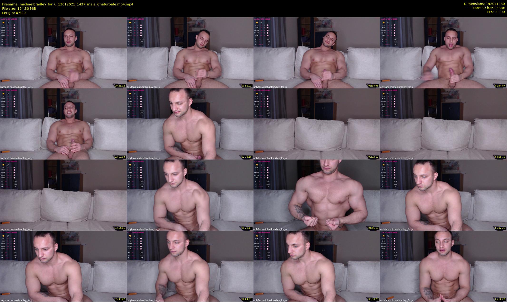 michaelbradley_for_u — 8 minute Chaturbate male cam show recording, 1080p, Jan 13, 2021