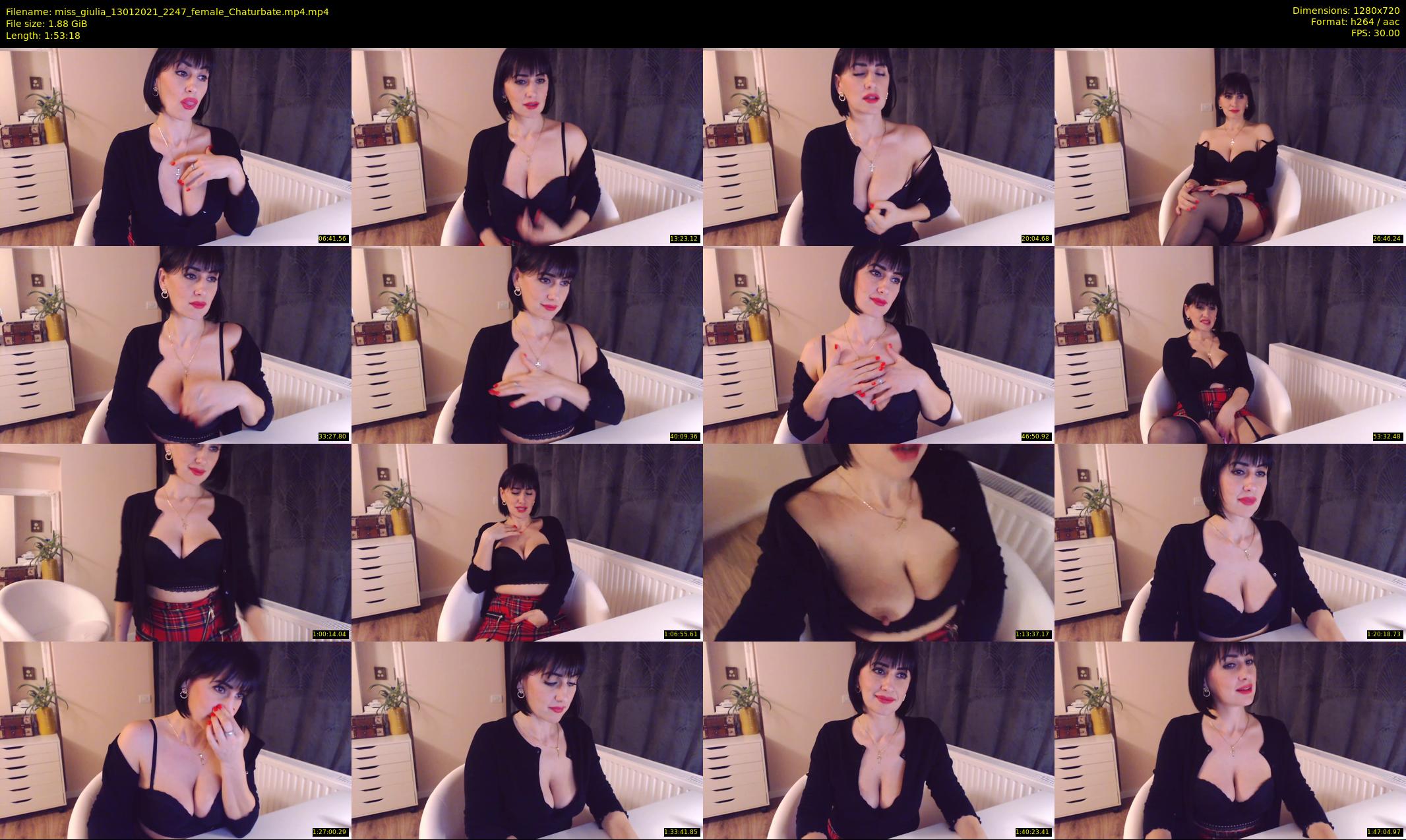 miss_giulia — 114 minute Chaturbate female cam show recording, 720p, Jan 13, 2021
