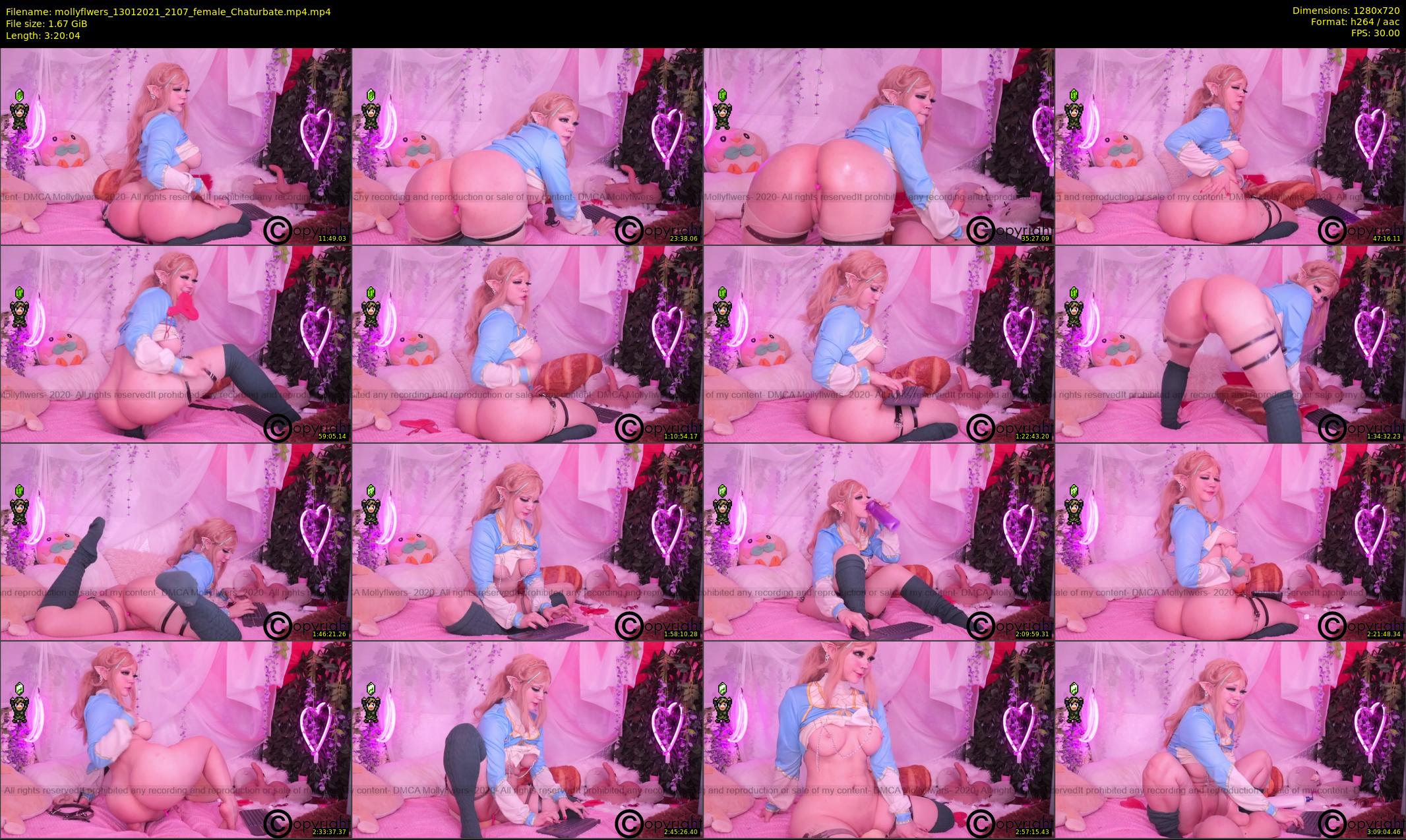 mollyflwers — 201 minute Chaturbate female cam show recording, 720p, Jan 13, 2021