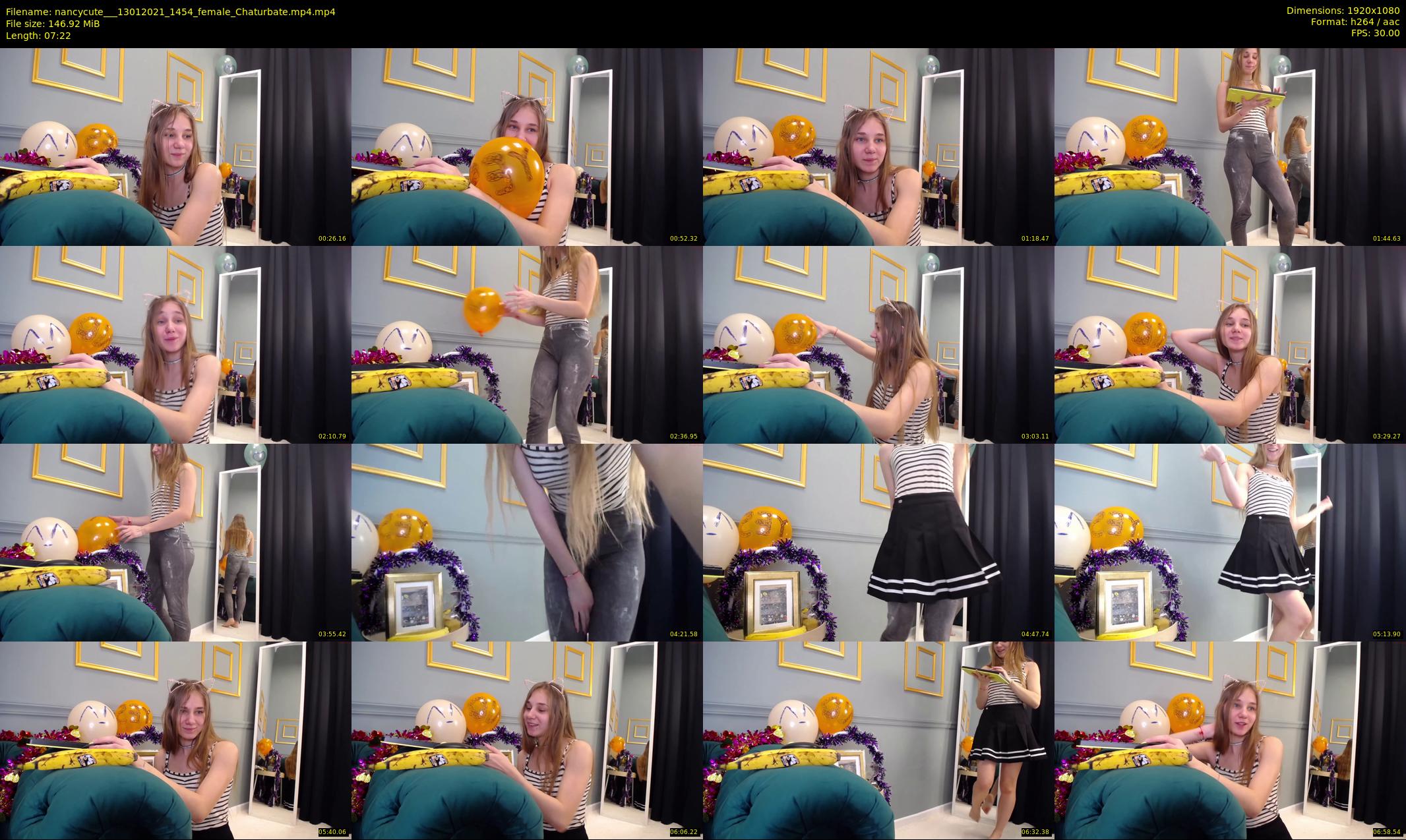 nancycute__ — 8 minute Chaturbate female cam show recording, 1080p, Jan 13, 2021