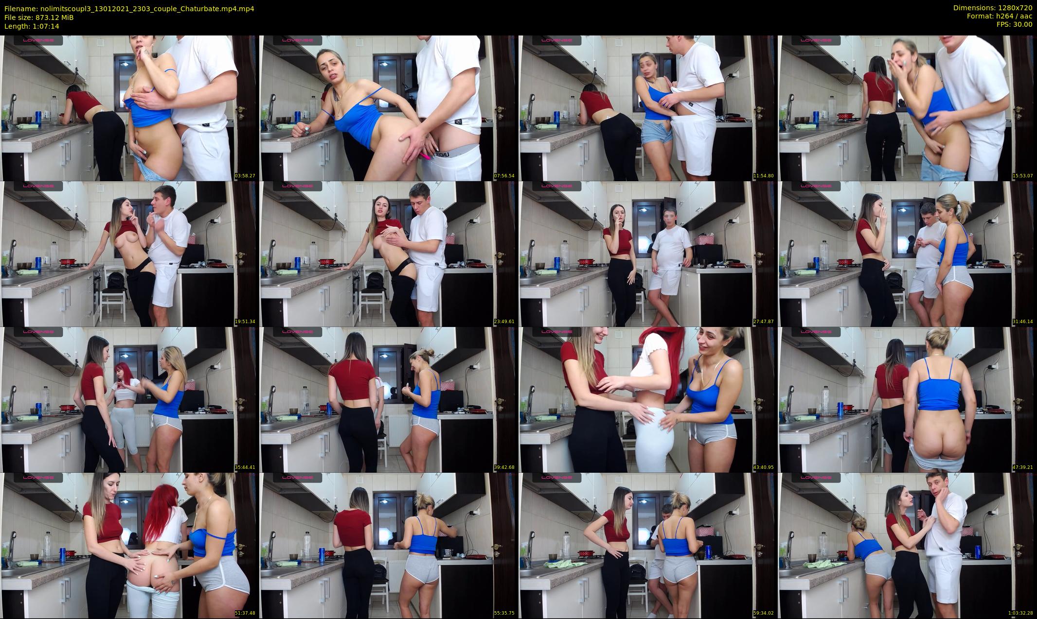 nolimitscoupl3 — 68 minute Chaturbate couple cam show recording, 720p, Jan 13, 2021