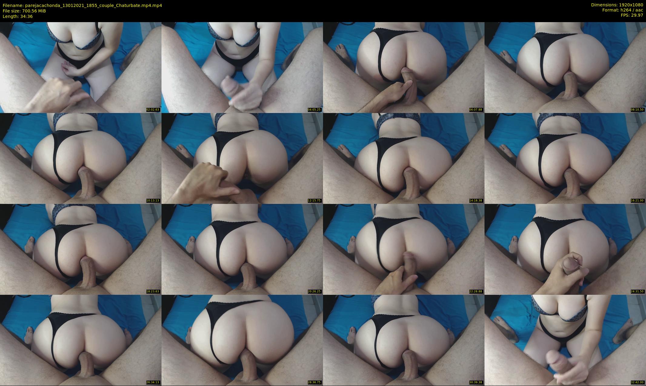parejacachonda — 35 minute Chaturbate couple cam show recording, 1080p, Jan 13, 2021