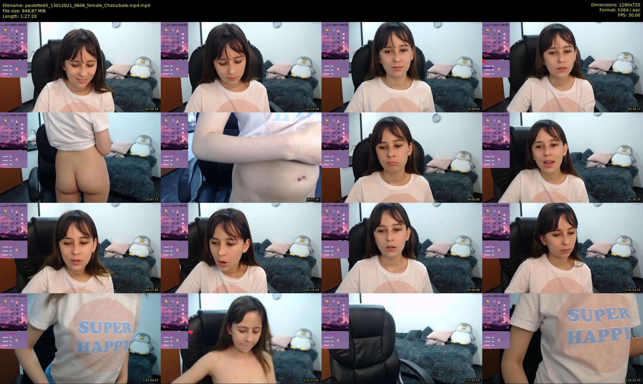 paulette65 — 88 minute Chaturbate female cam show recording, 720p, Jan 13, 2021