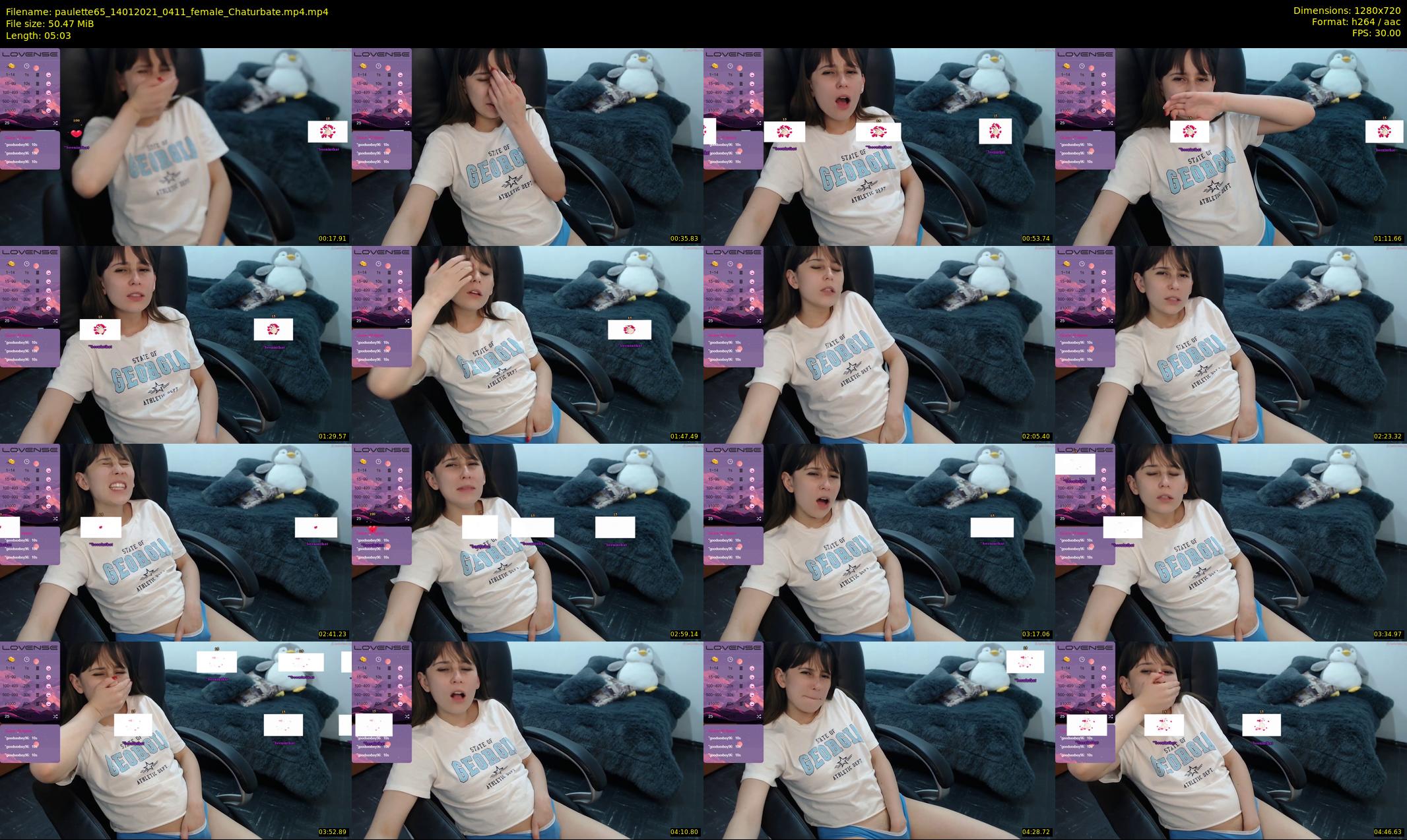 paulette65 — 6 minute Chaturbate female cam show recording, 720p, Jan 14, 2021