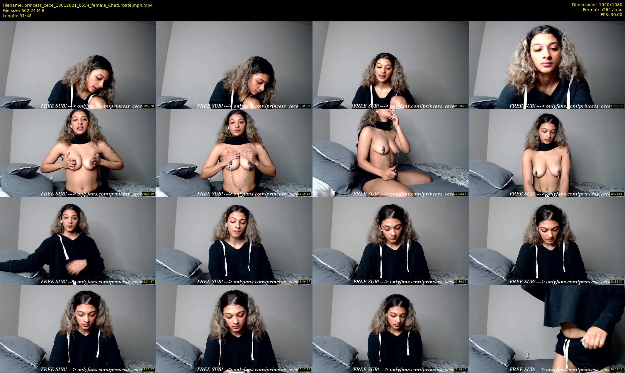 princess_cece — 32 minute Chaturbate female cam show recording, 1080p, Jan 13, 2021