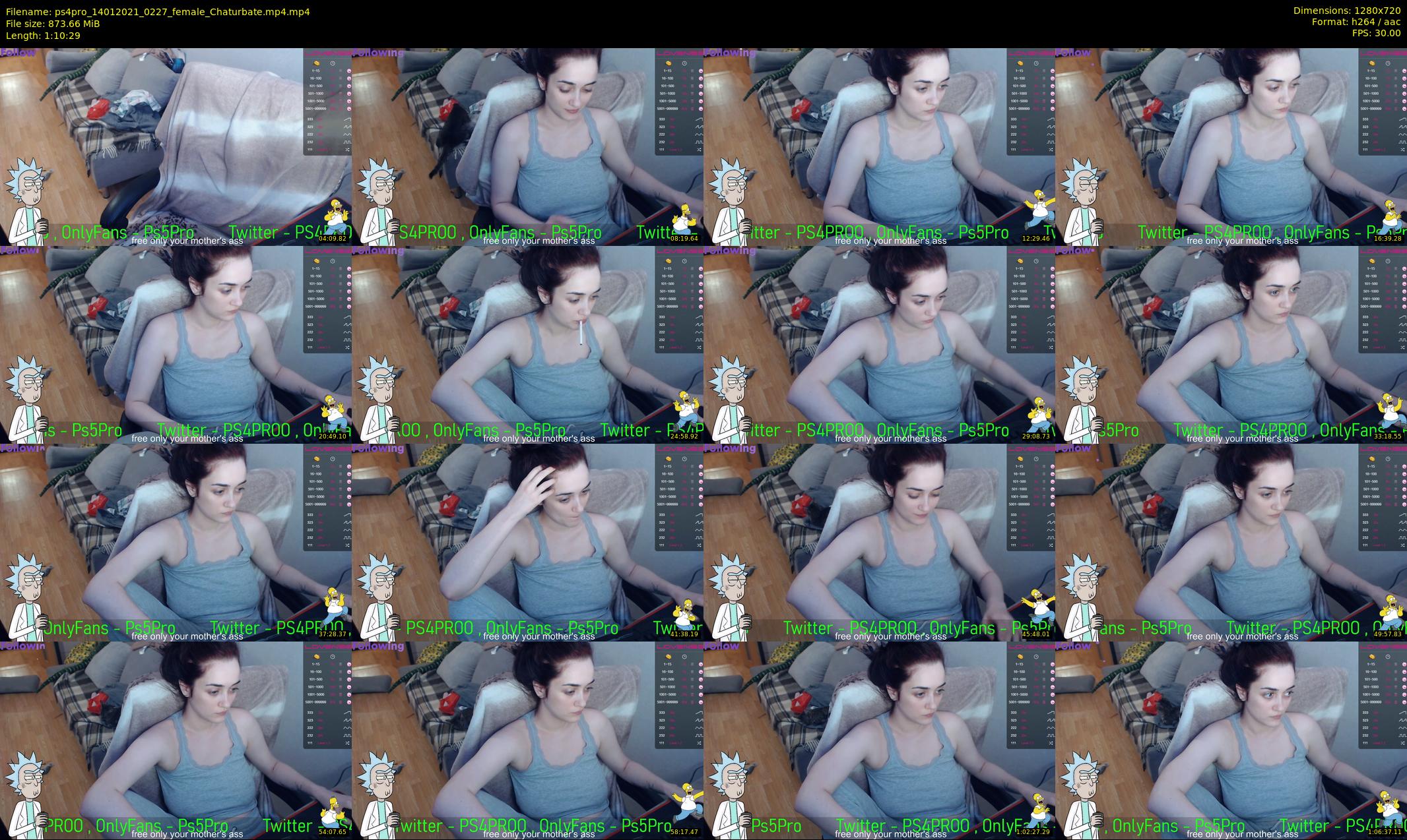 ps4pro — 71 minute Chaturbate female cam show recording, 720p, Jan 14, 2021