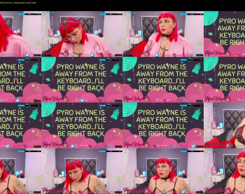 pyrowayne — 14 minute Chaturbate female cam show recording, 720p, Jan 14, 2021