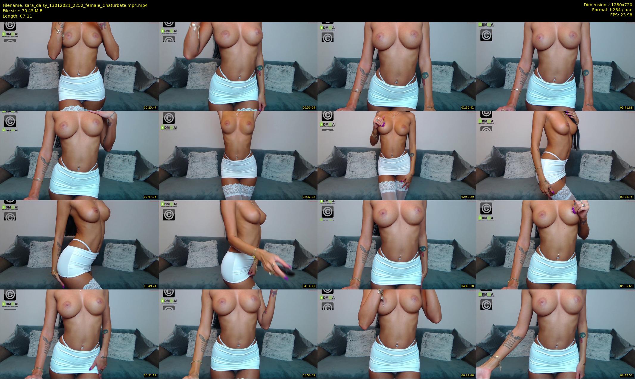 sara_daisy — 8 minute Chaturbate female cam show recording, 720p, Jan 13, 2021